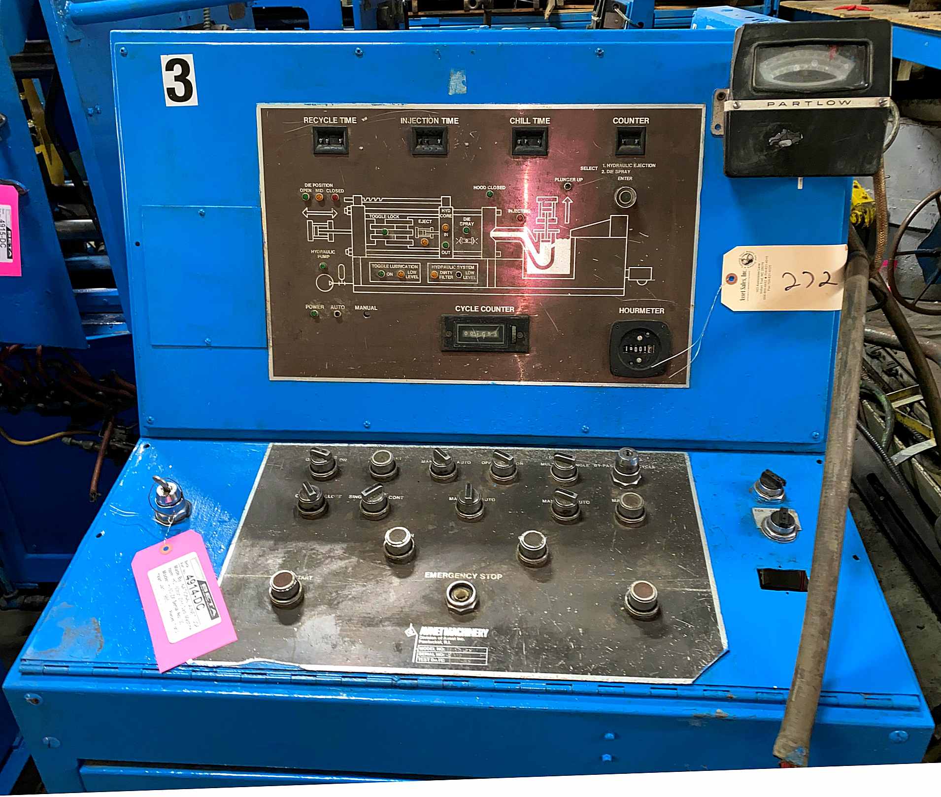 Detailed Picture of Used Hot Chamber Die Casting Machine