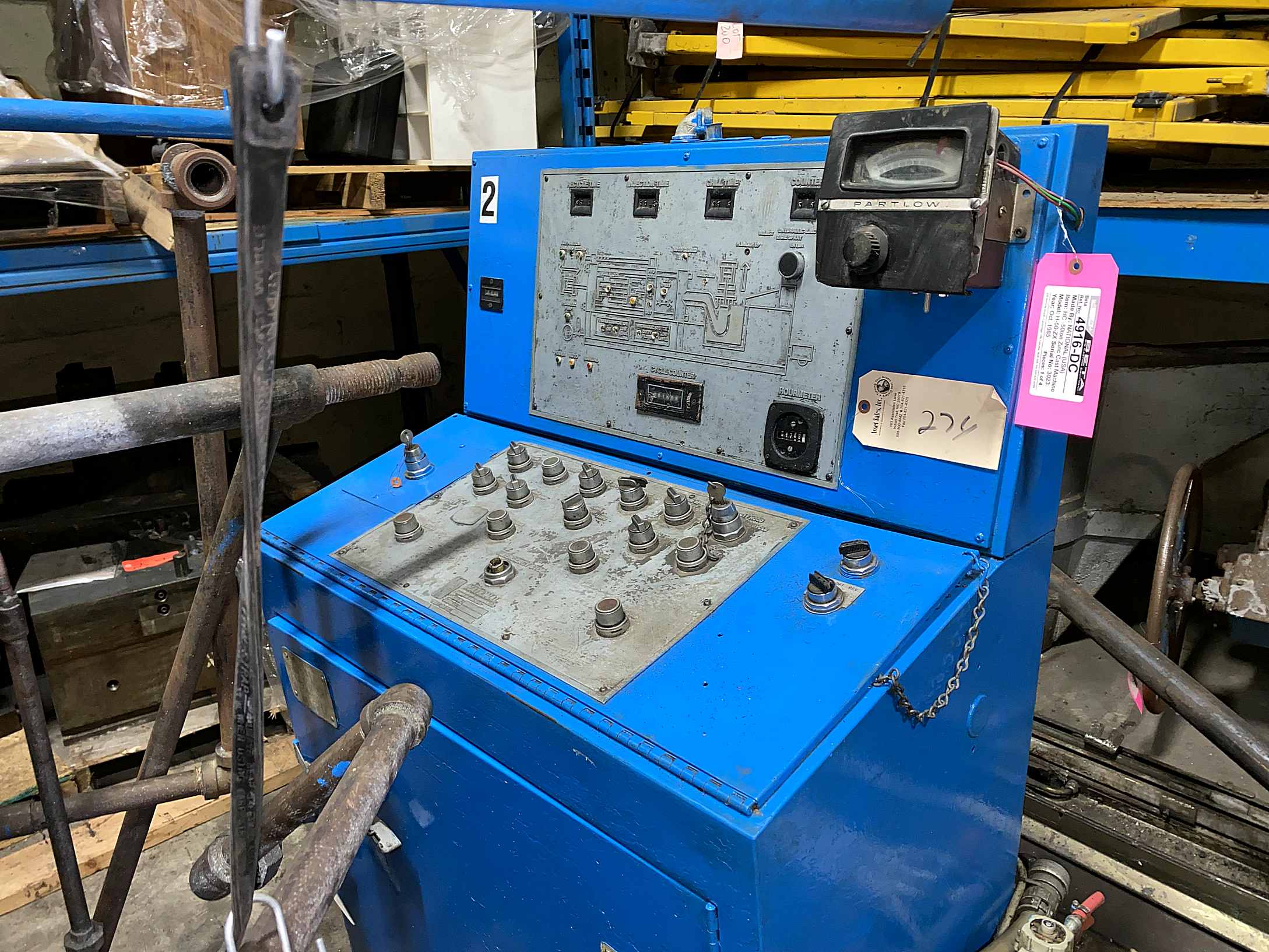 Detailed Picture of Used Hot Chamber Die Casting Machine