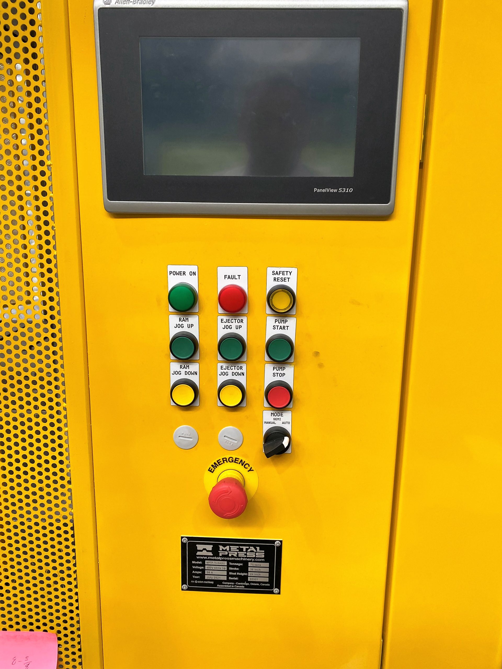 Image of Used Trim Press for Die Casting