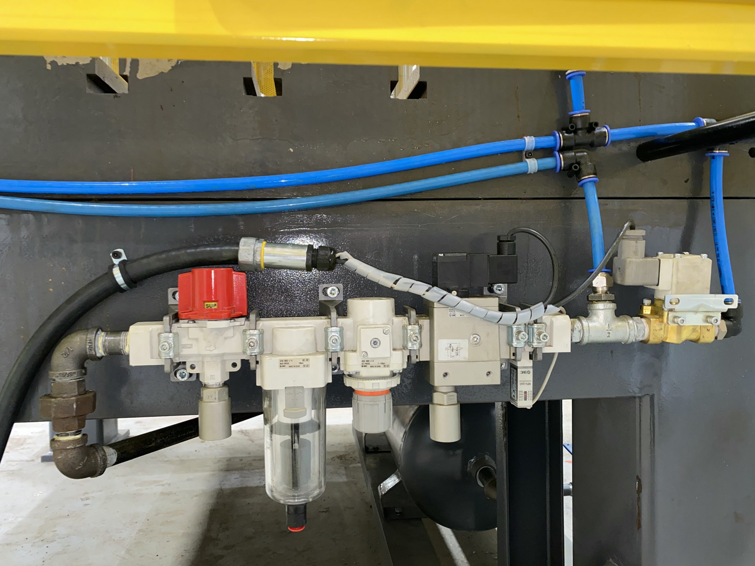 Detailed Picture of Used Trim Press for Die Casting