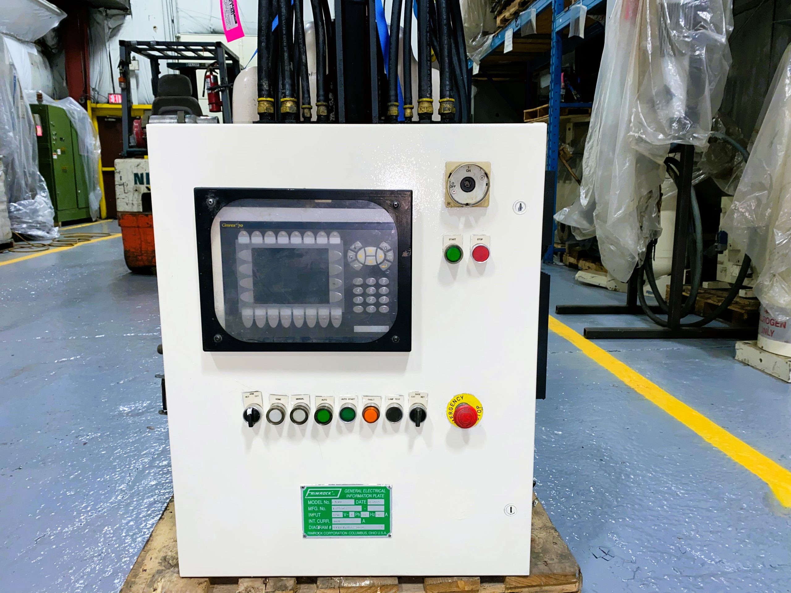 Detailed Picture of Used Rimrock Sprayer for Die Casting