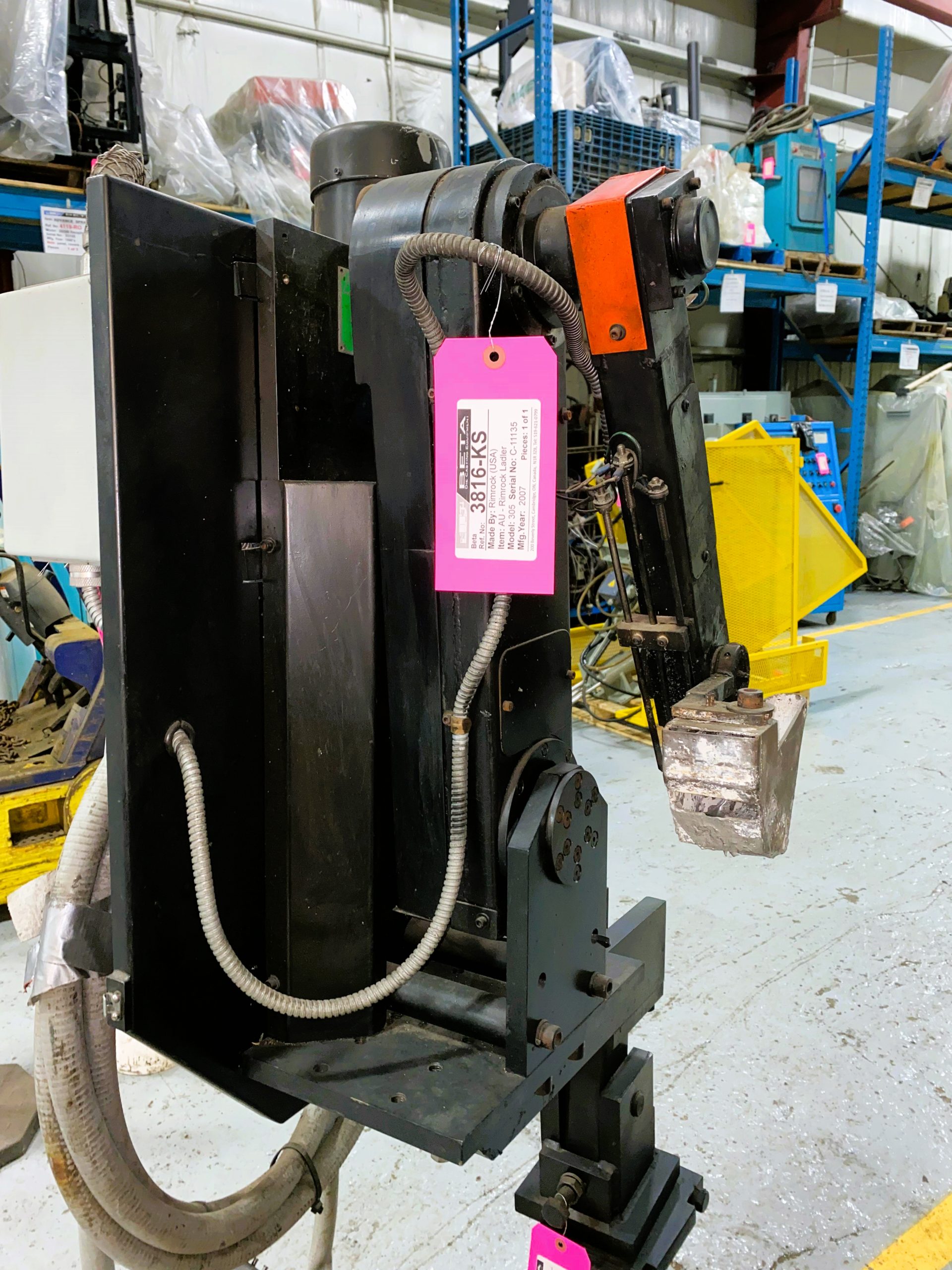 Detailed Picture of Used Rimrock Ladle Die Casting