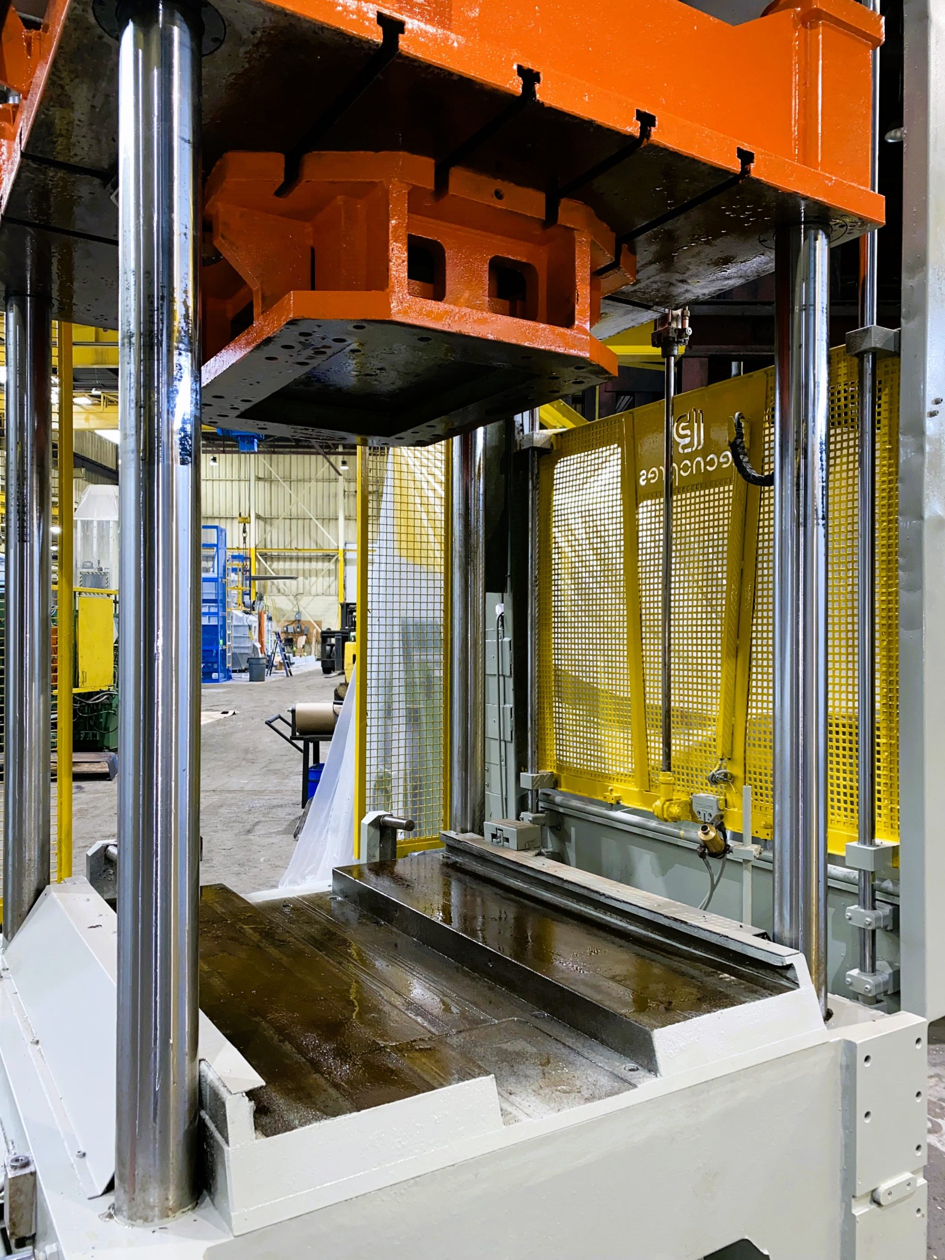 Detailed image of Used Tecnopres Die Casting Trim Press