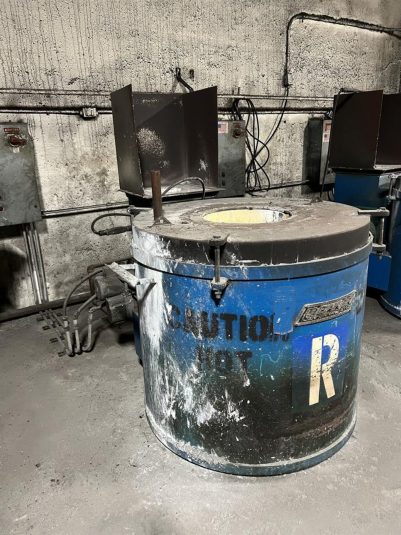 Used Baker Gas Crucible Furnace #4957