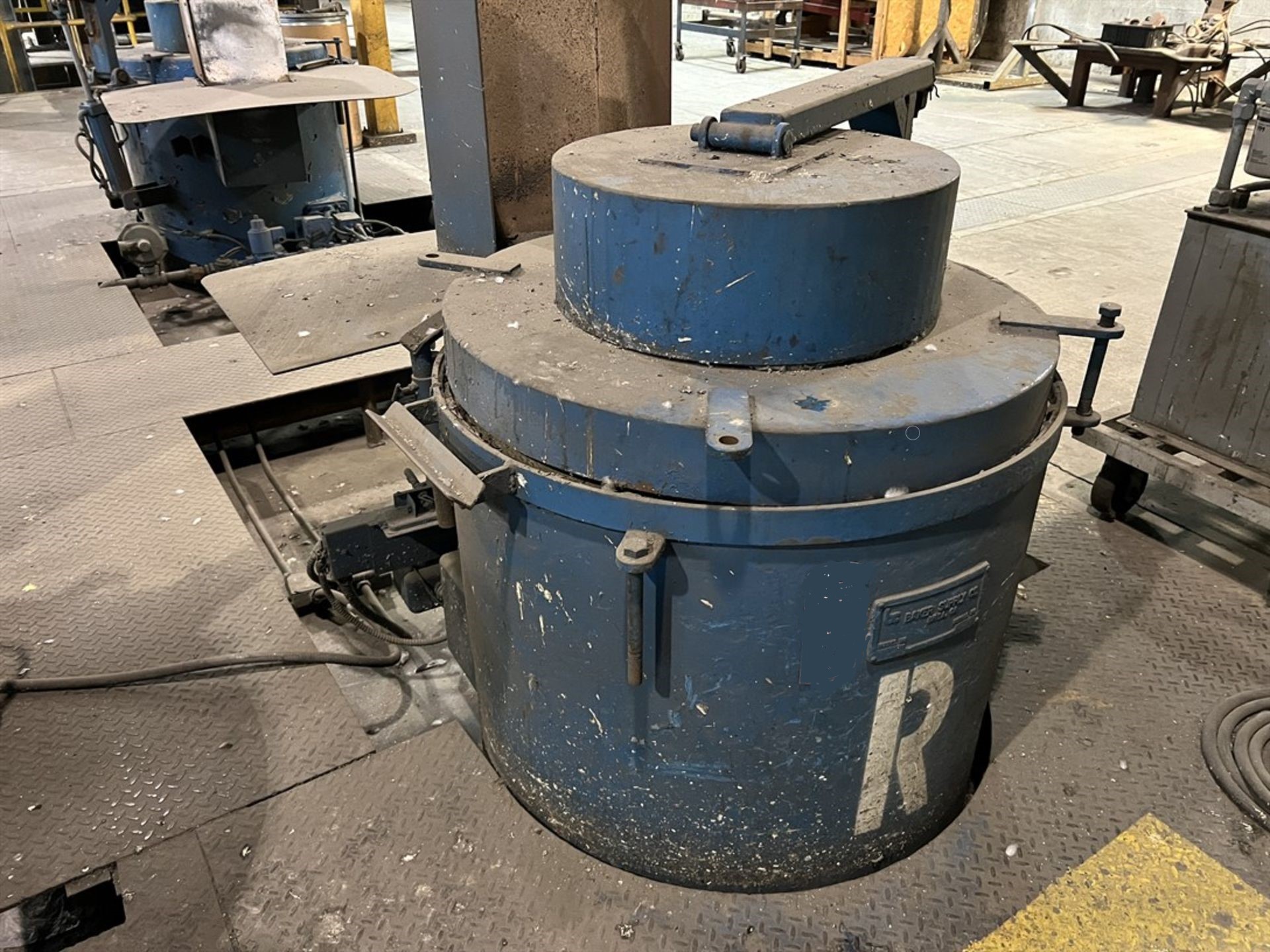 Used Baker Gas Crucible Furnace #4961