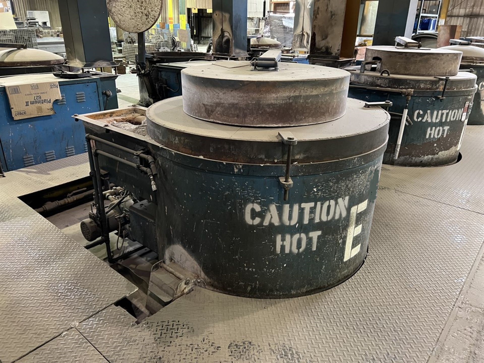 Used Baker Gas Crucible Furnace #4965