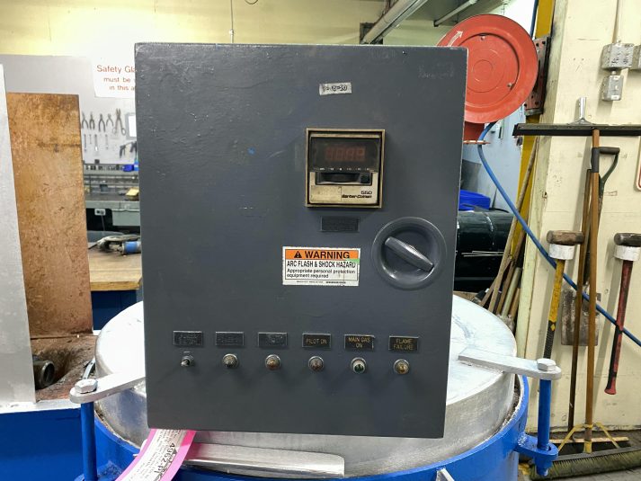 Used Baker Gas Crucible Furnace #4962