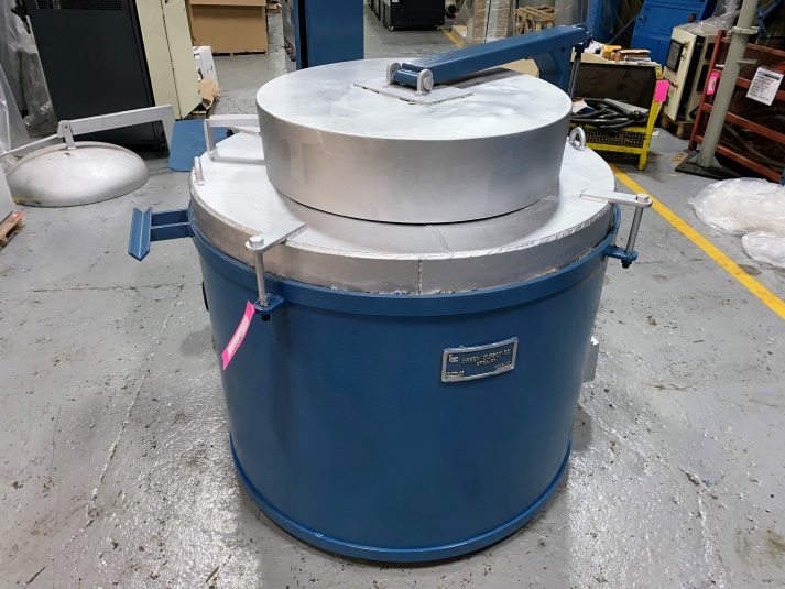 Detailed Picture of Used Baker Gas Crucible Furnace