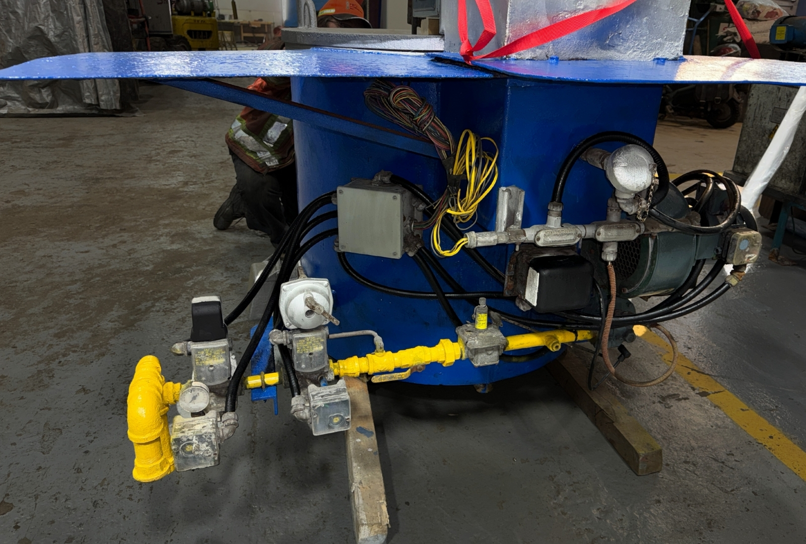 Used Baker Gas Crucible Furnace #4969