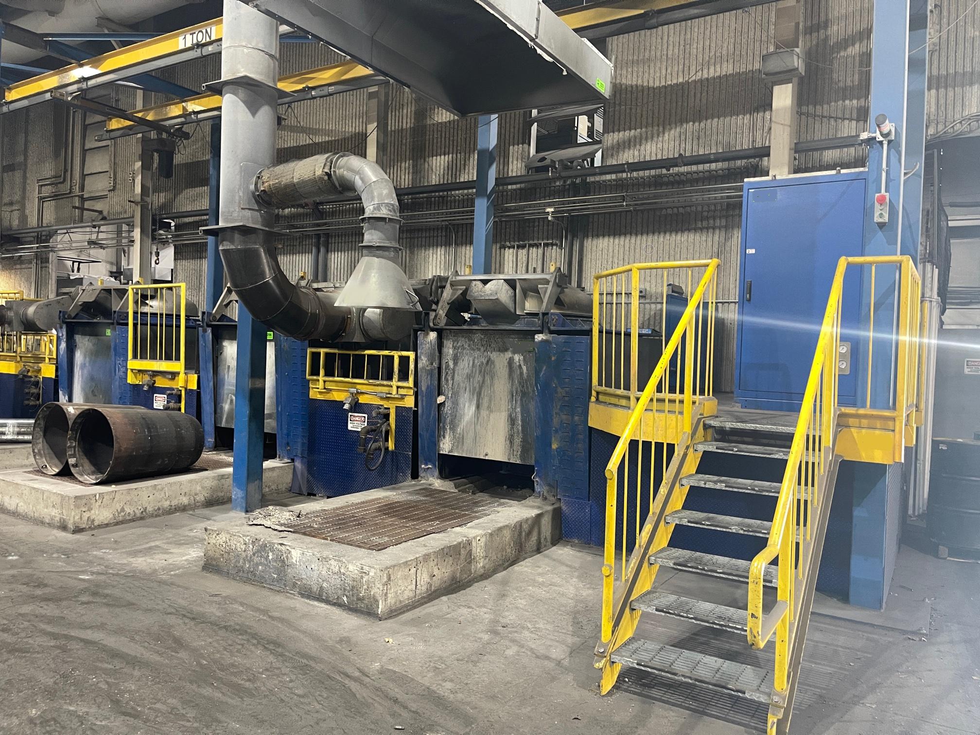 Used Eges Induction Tilting Furnace #4991