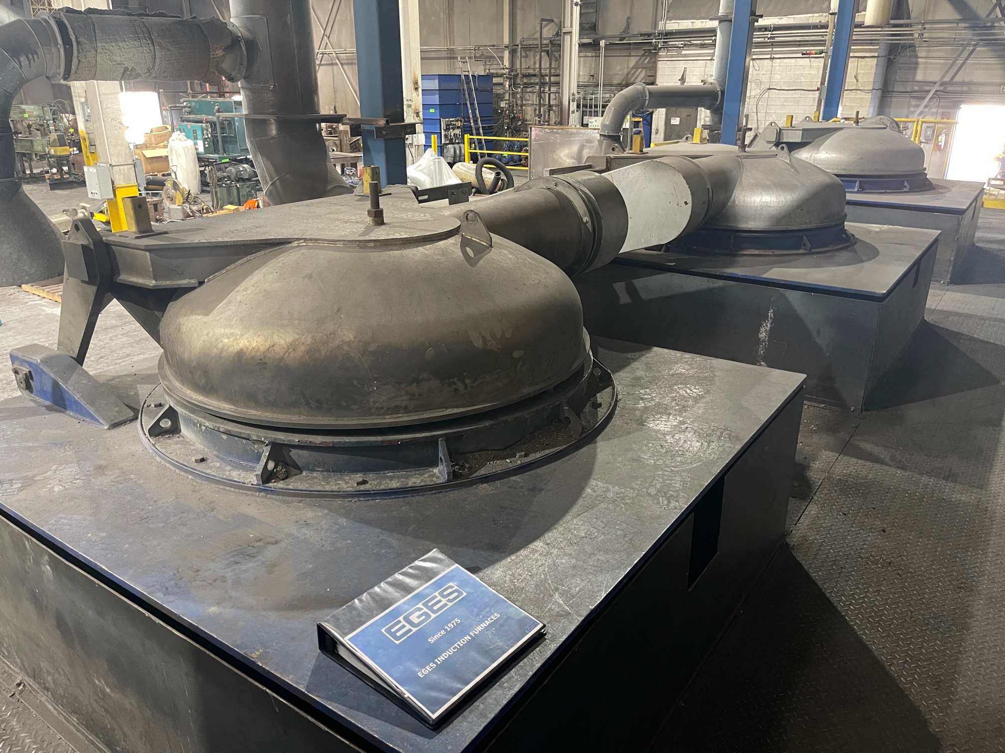 Used Eges Induction Tilting Furnace #4991