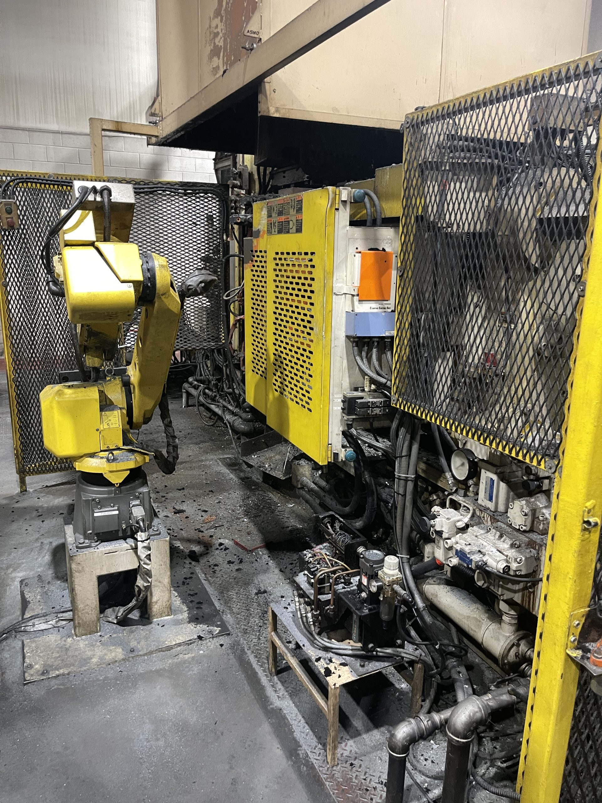 Used Toshiba 350 Ton Cold Chamber Die Casting Machine #4985