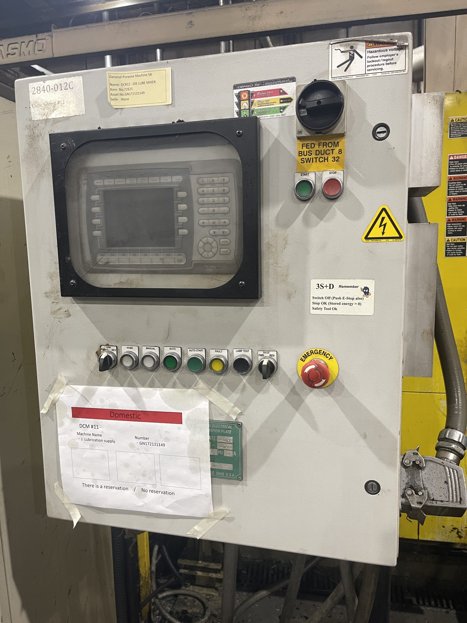 Used Toshiba 350 Ton Cold Chamber Die Casting Machine #4986