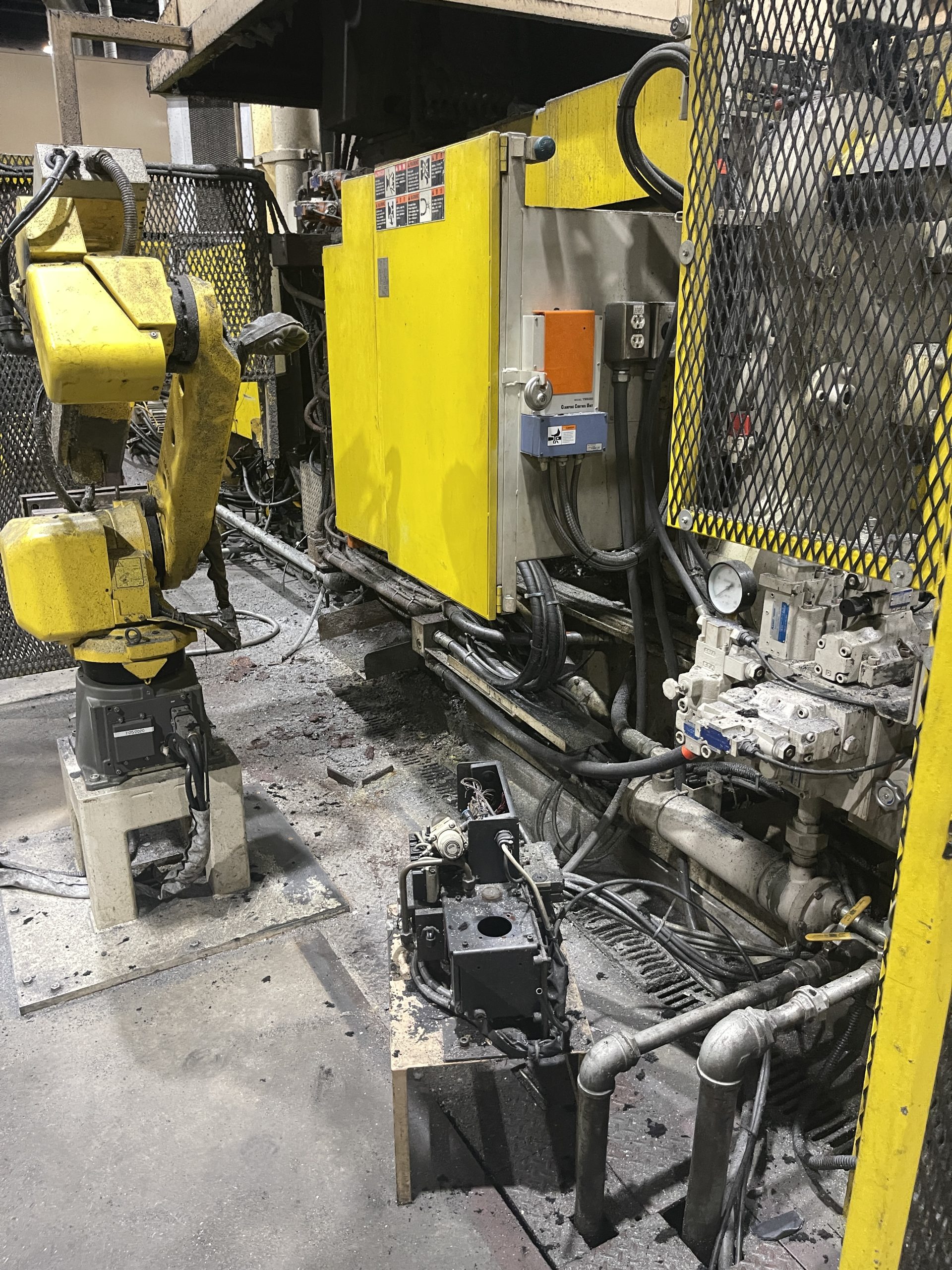 Used Toshiba 350 Ton Cold Chamber Die Casting Machine #4987