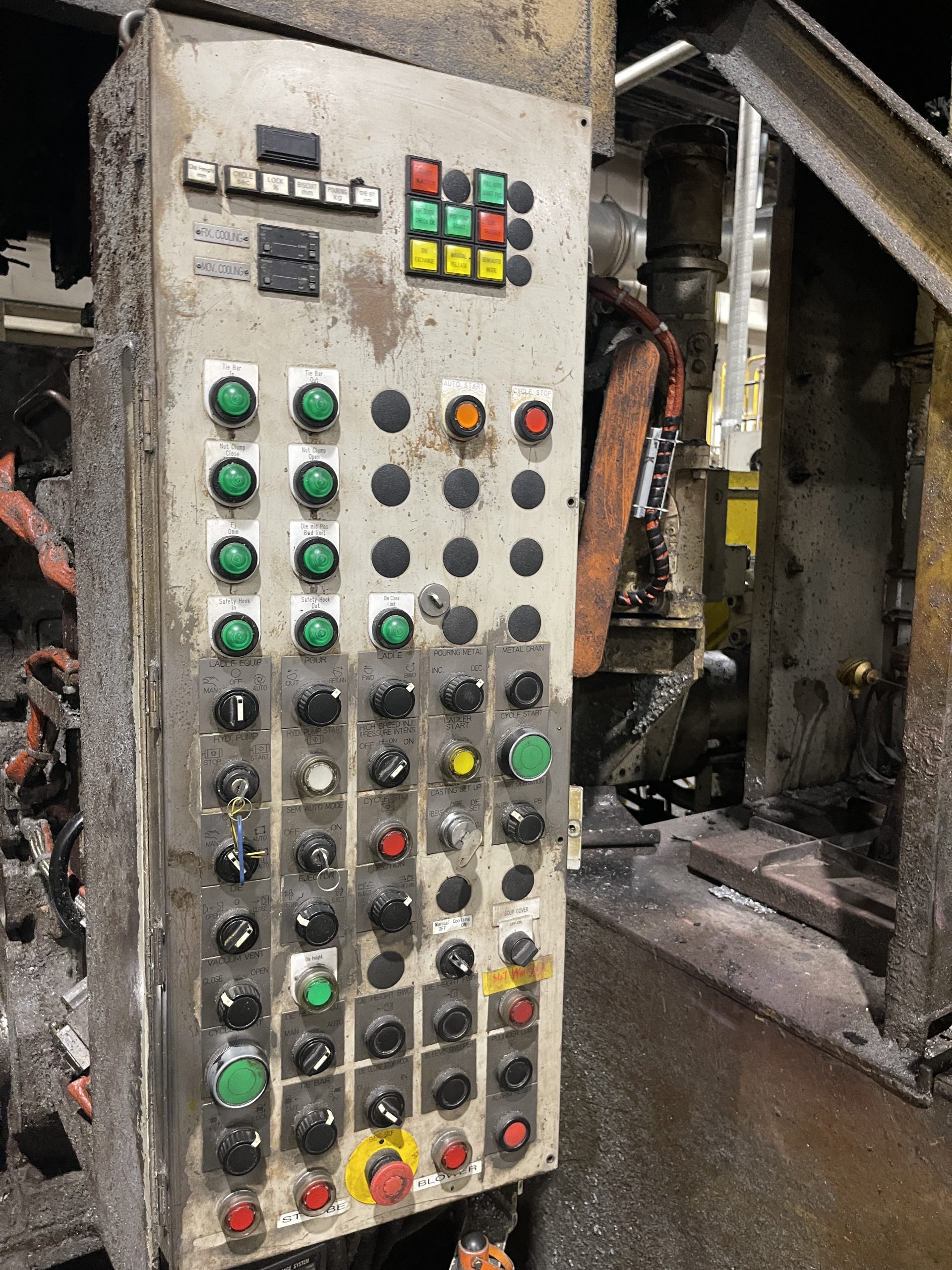 Used Toshiba 350 Ton Cold Chamber Die Casting Machine #4988