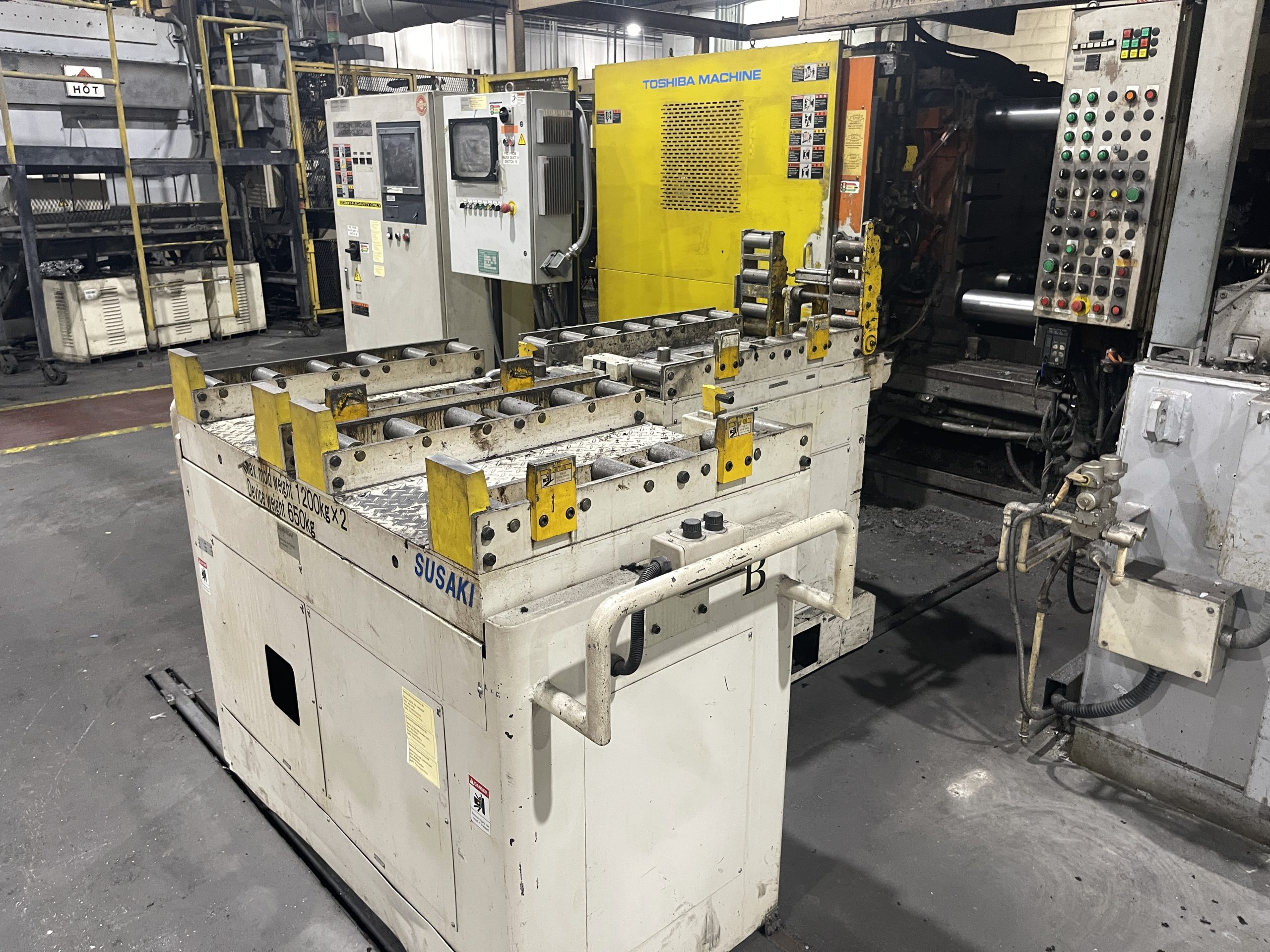 Used Toshiba 350 Ton Cold Chamber Die Casting Machine #4988