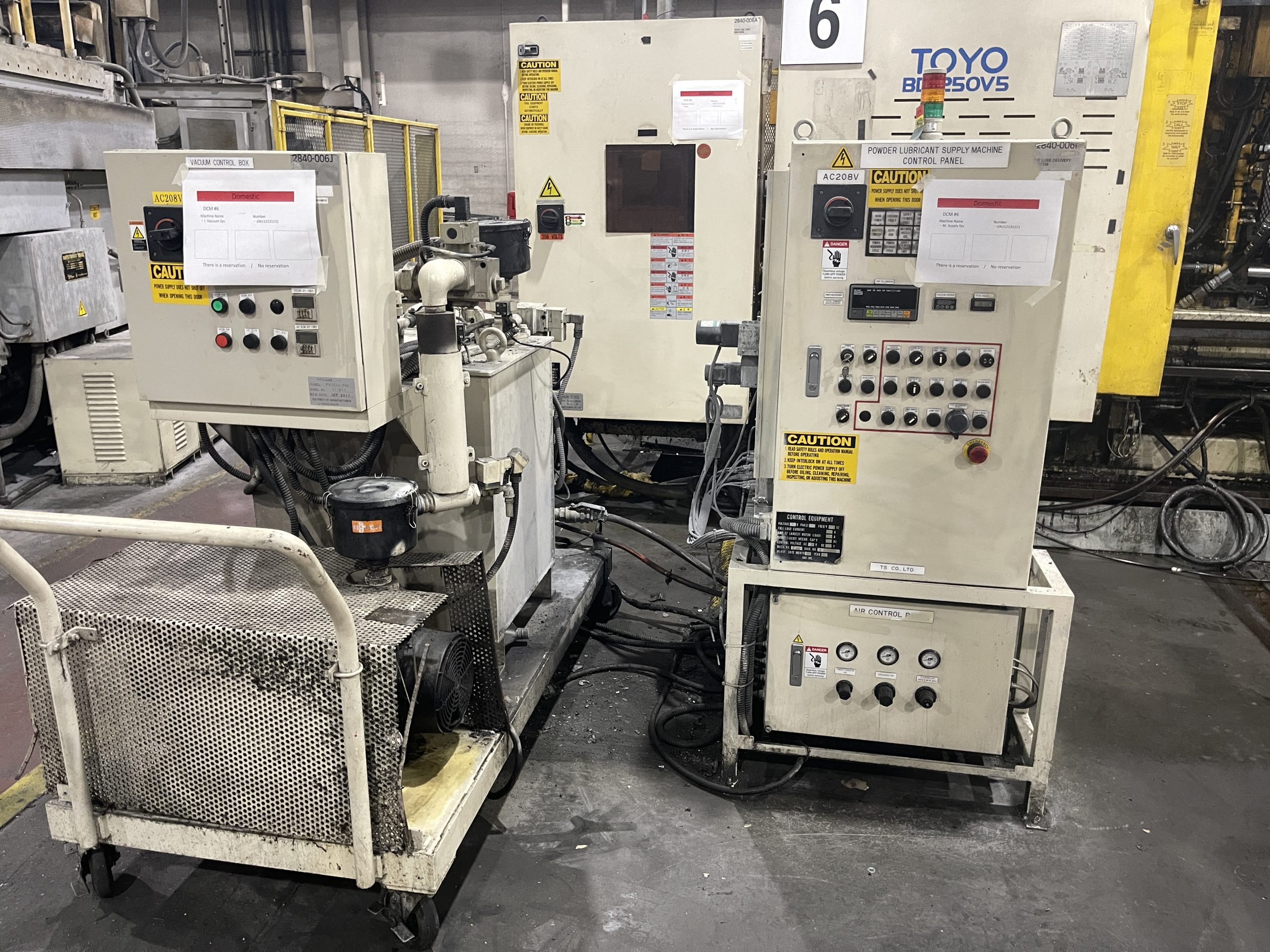 Used Toyo 250 Ton Cold Chamber Die Casting Machine #4982