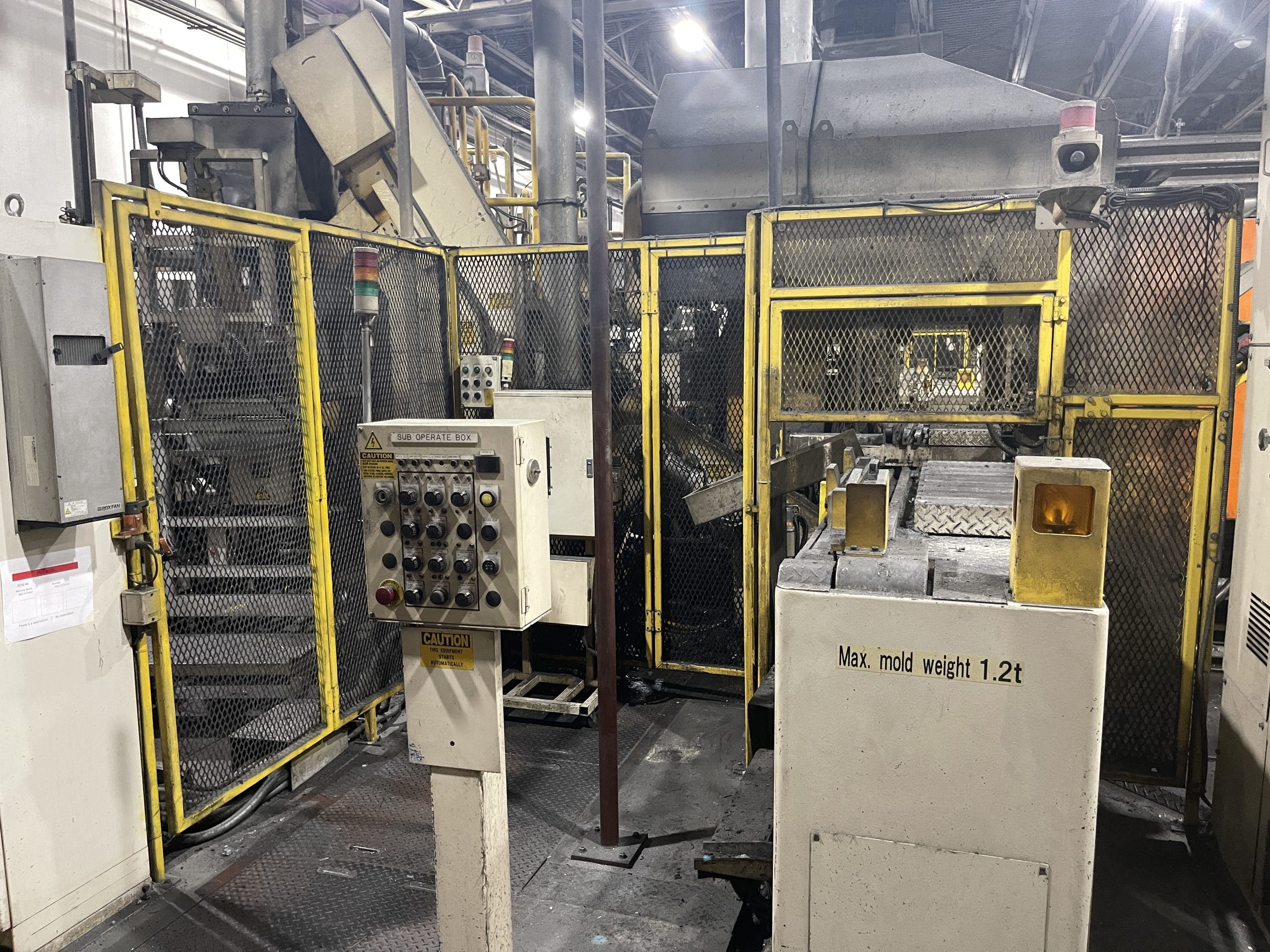 Used Toyo 250 Ton Cold Chamber Die Casting Machine #4982