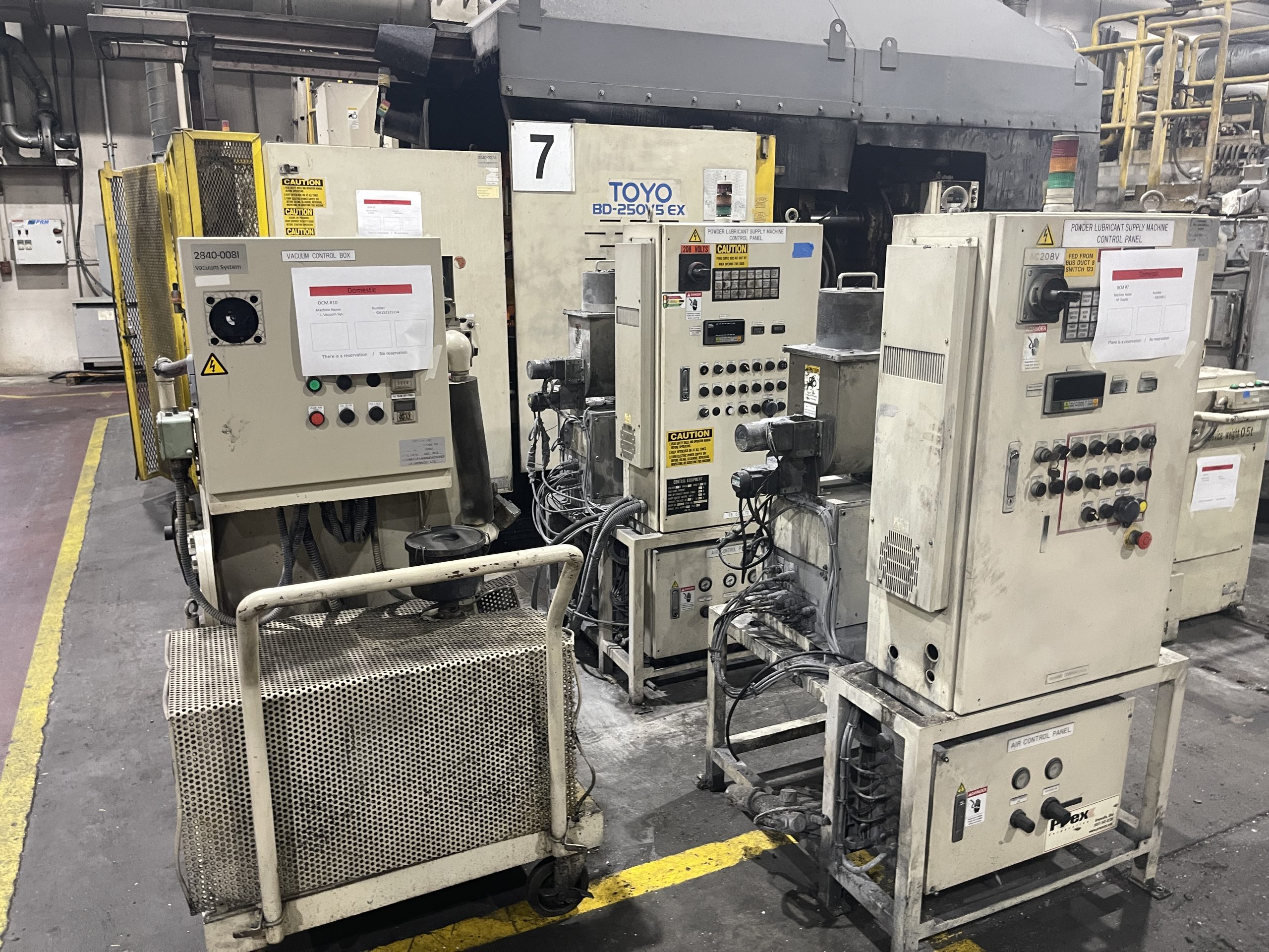 Used Toyo 250 Ton Cold Chamber Die Casting Machine #4983