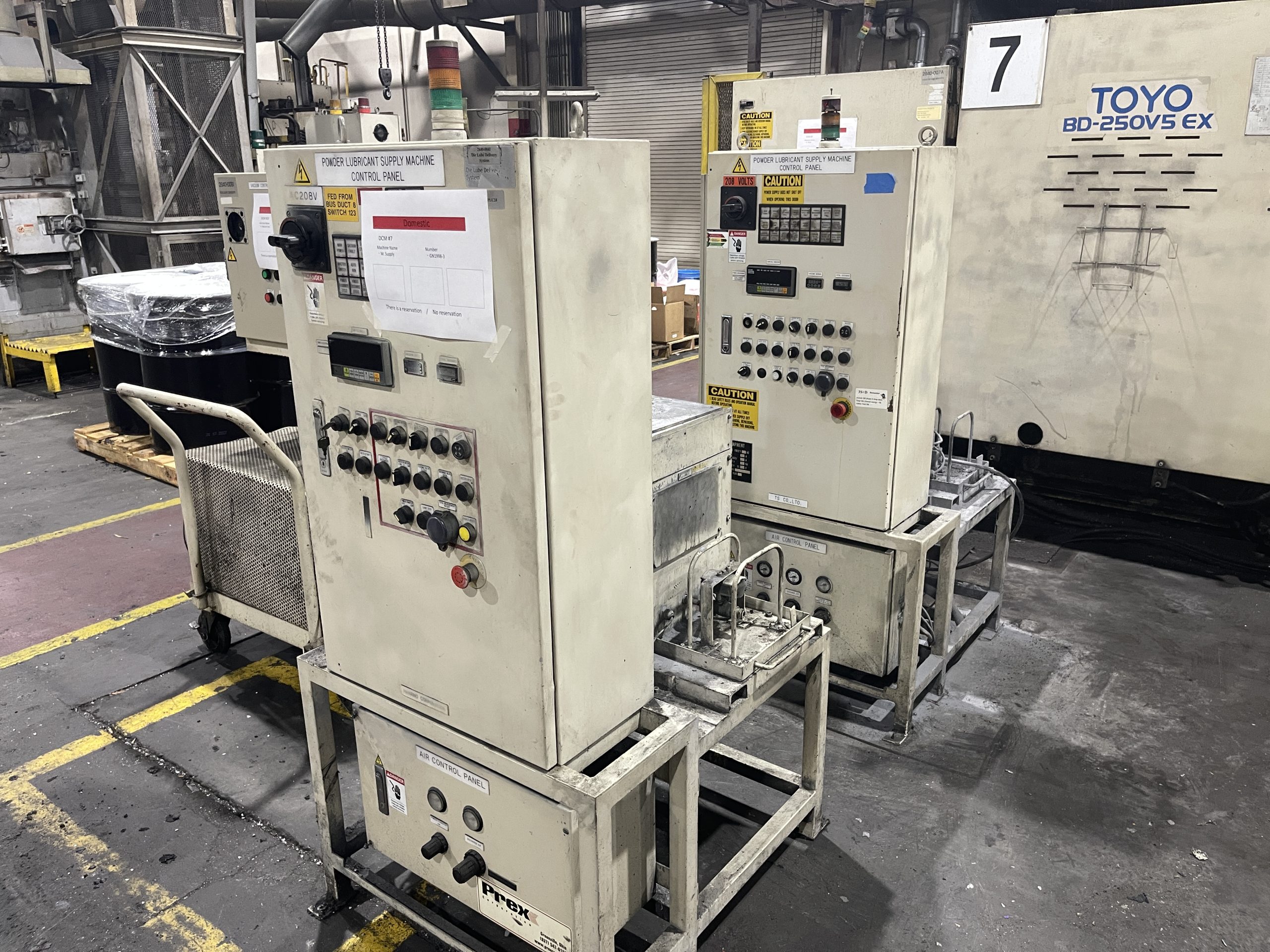 Used Toyo 250 Ton Cold Chamber Die Casting Machine #4983