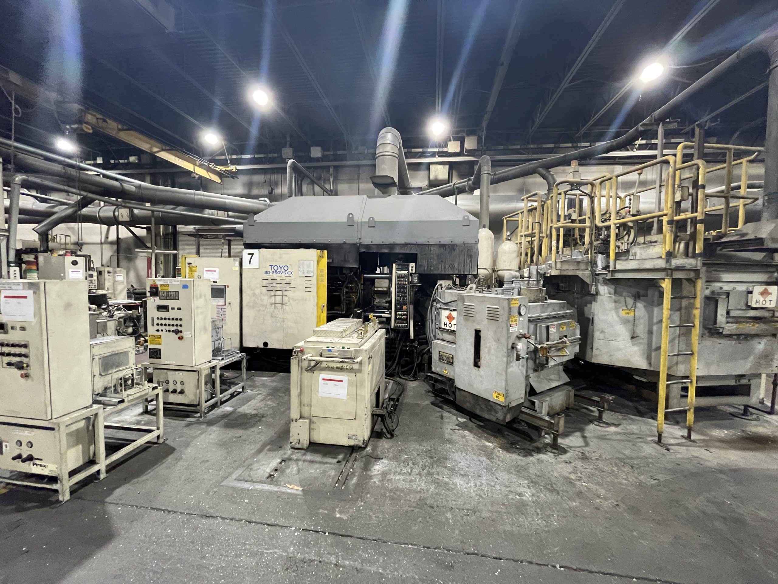 Used Toyo 250 Ton Cold Chamber Die Casting Machine #4983