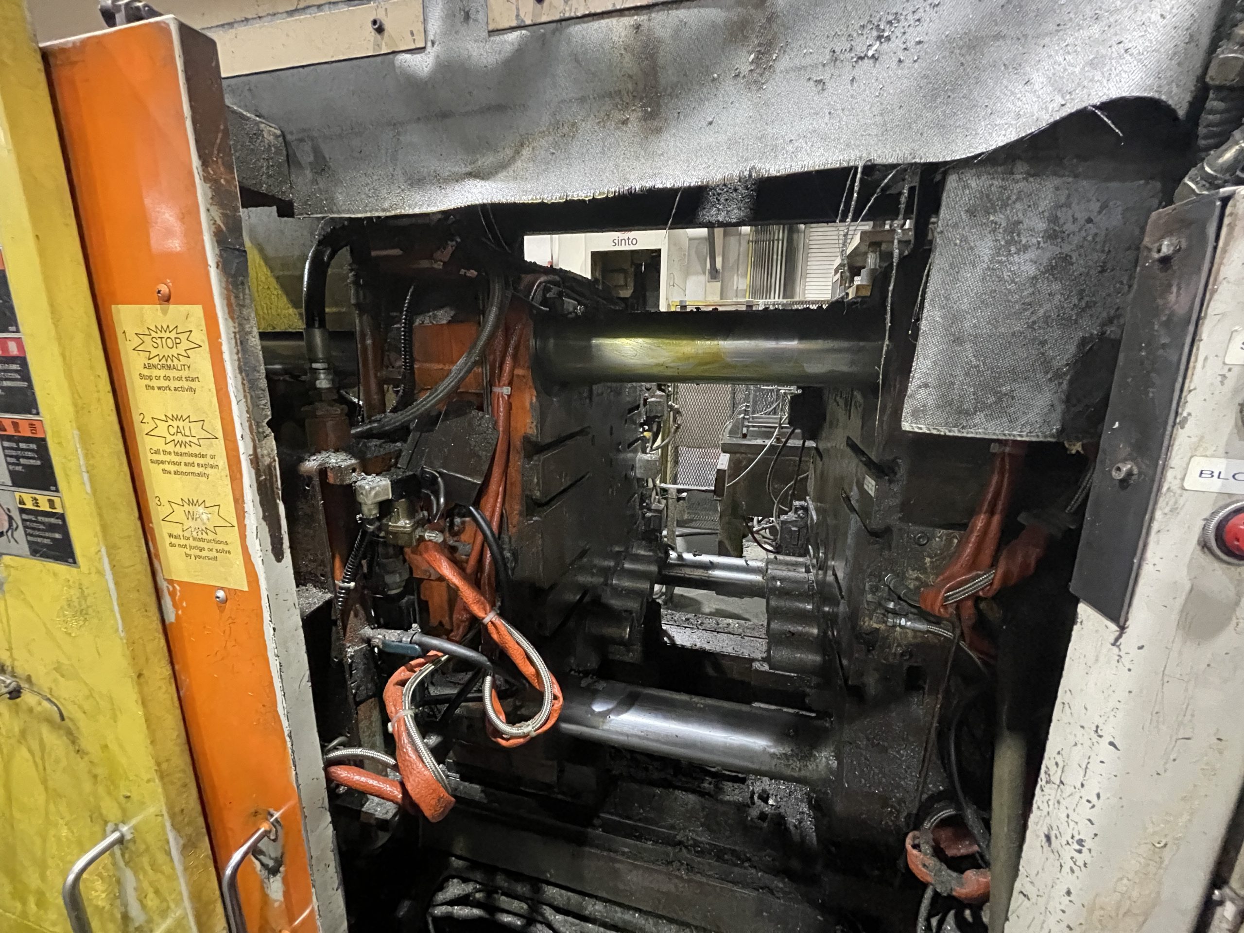 Used Toshiba 350 Ton Cold Chamber Die Casting Machine #4984