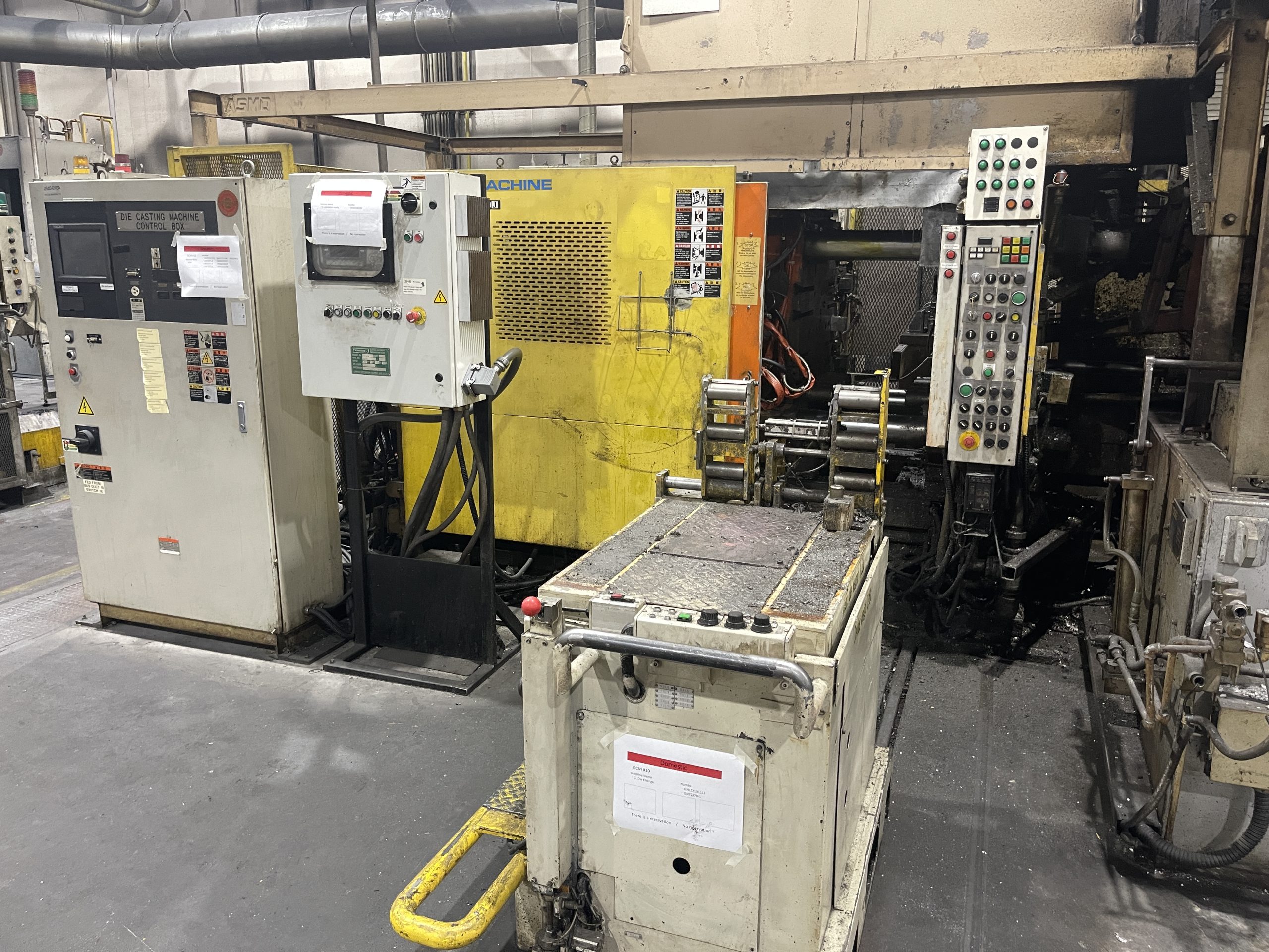 Used Toshiba 350 Ton Cold Chamber Die Casting Machine #4984