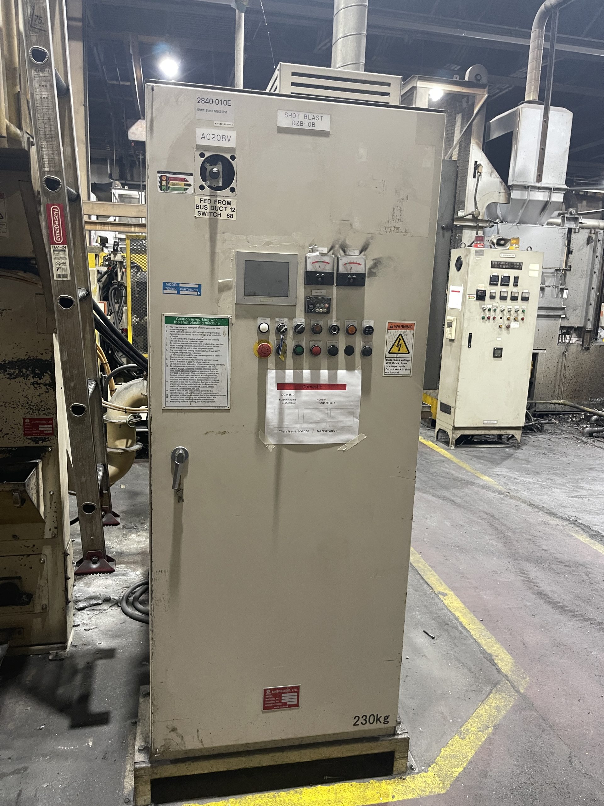 Used Toshiba 350 Ton Cold Chamber Die Casting Machine #4984