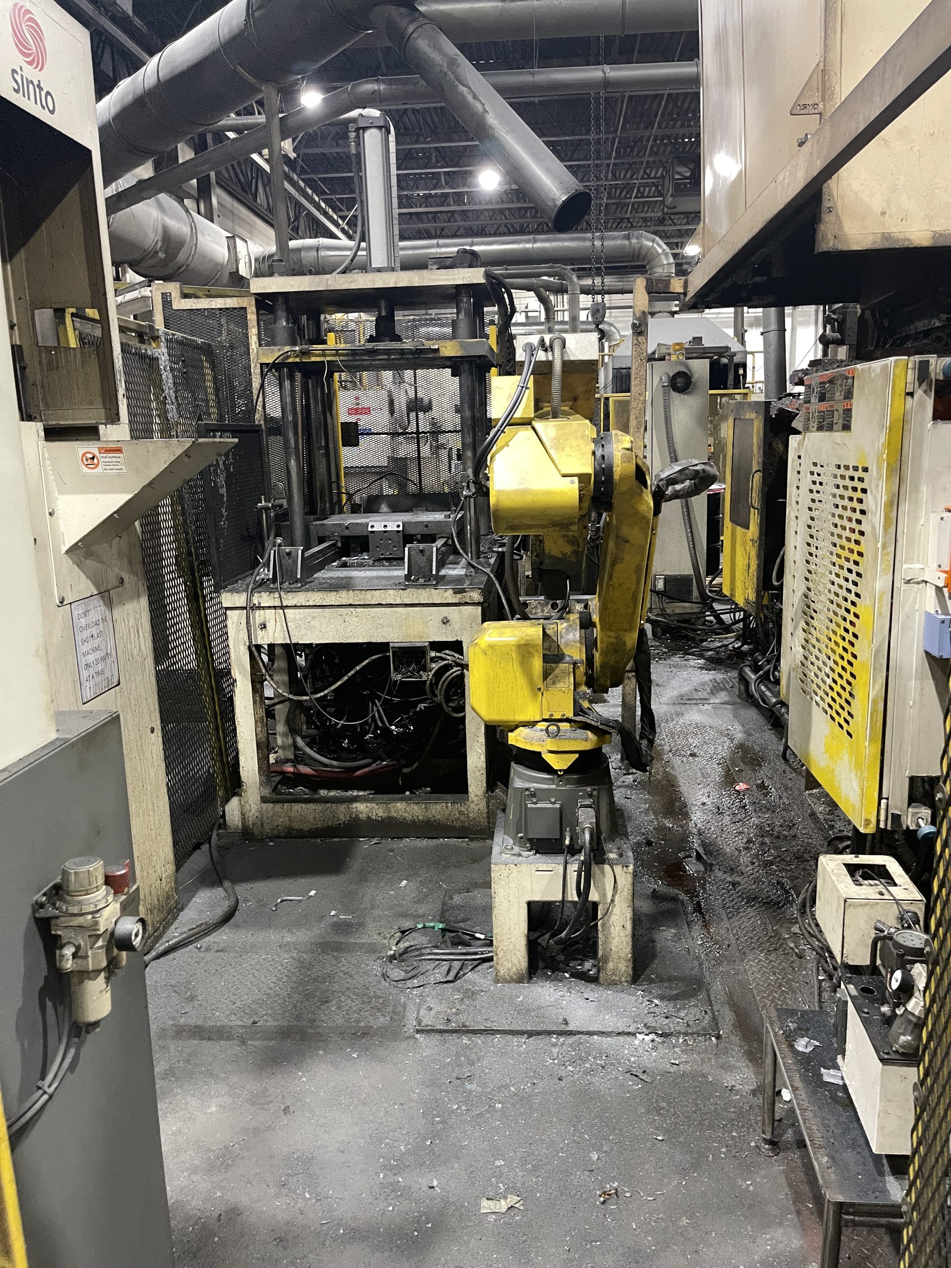 Used Toshiba 350 Ton Cold Chamber Die Casting Machine #4984