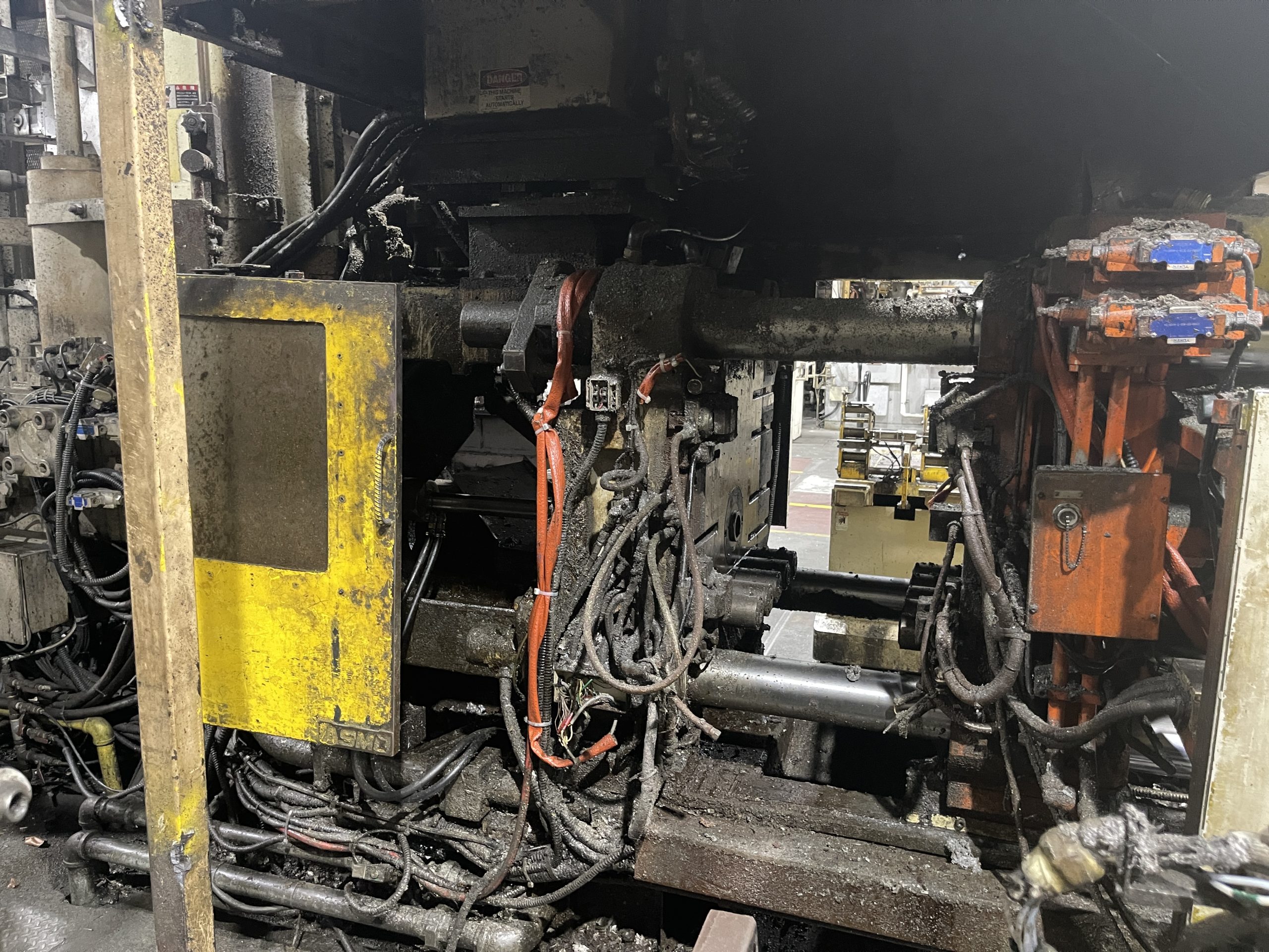 Used Toshiba 350 Ton Cold Chamber Die Casting Machine #4984