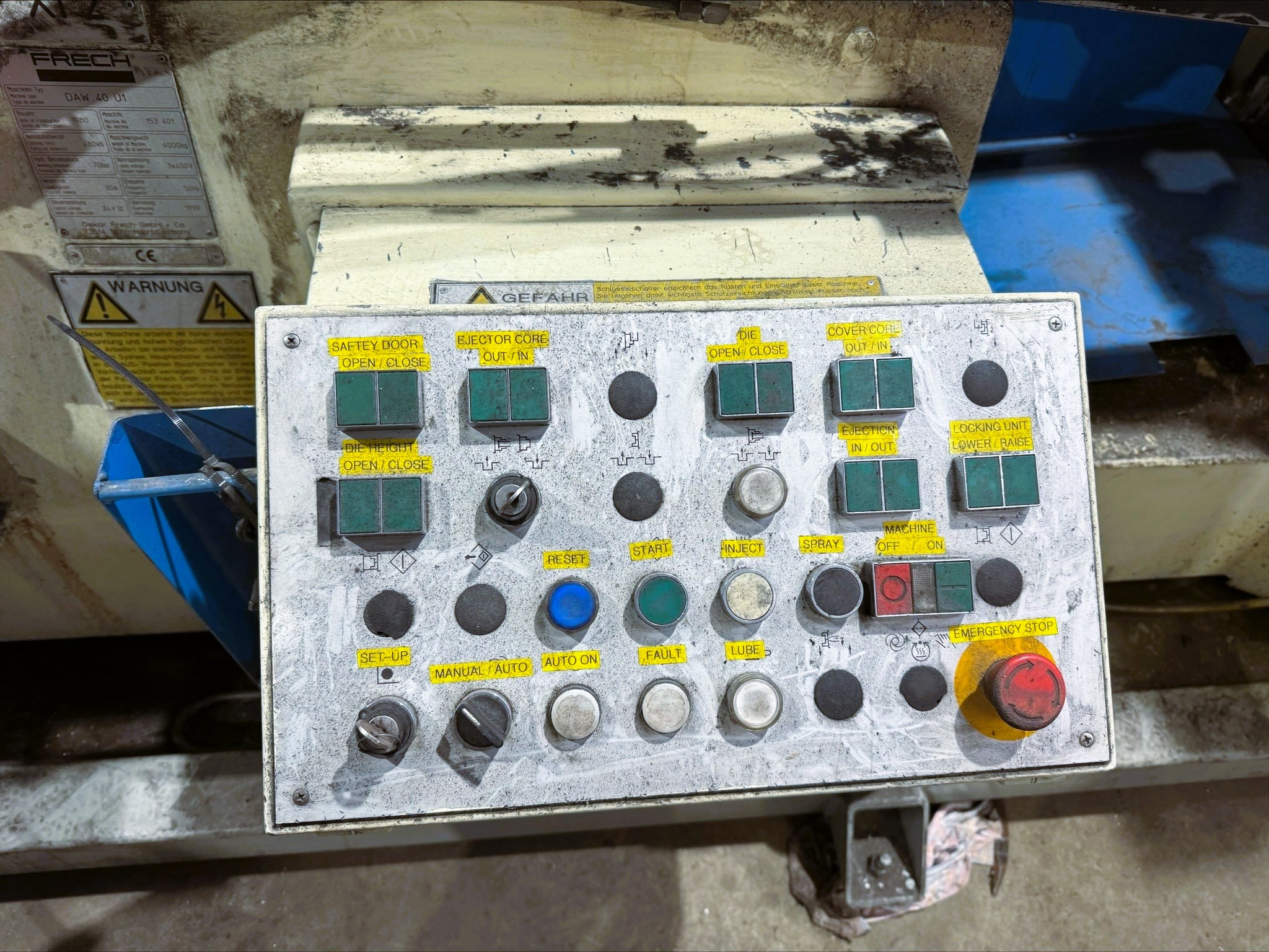 Used Frech DAW 40 Ton Hot Chamber Die Casting Machine