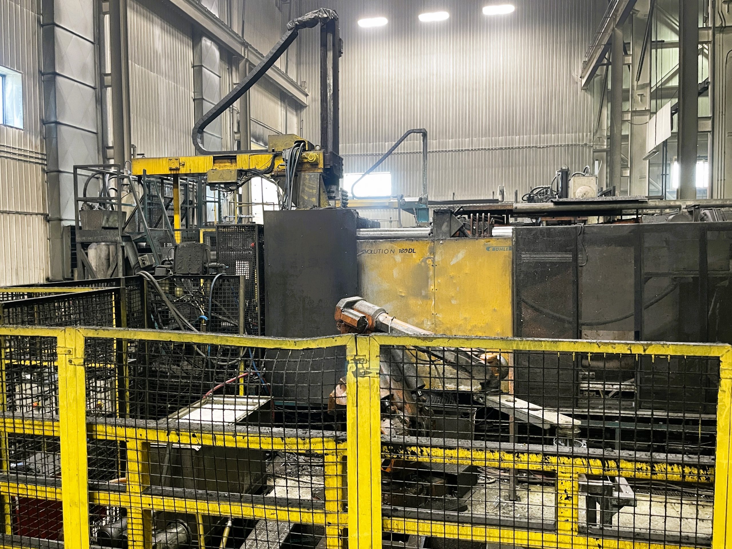 Used Buhler Evolution 180 DL 1800 Metric Ton Cold Chamber Die Casting Machine #4998