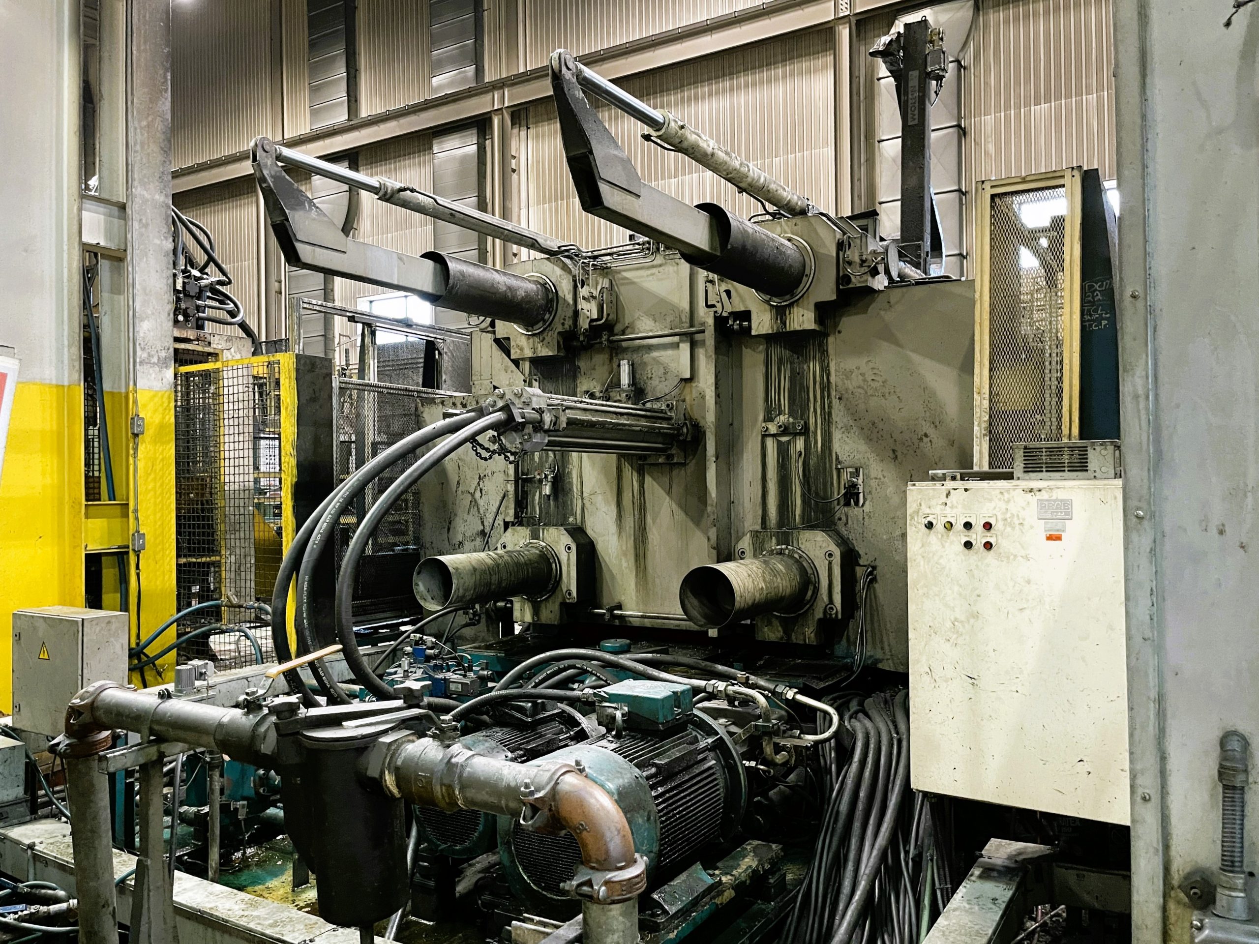 Used Buhler Evolution 180 DL 1800 Metric Ton Cold Chamber Die Casting Machine #4998