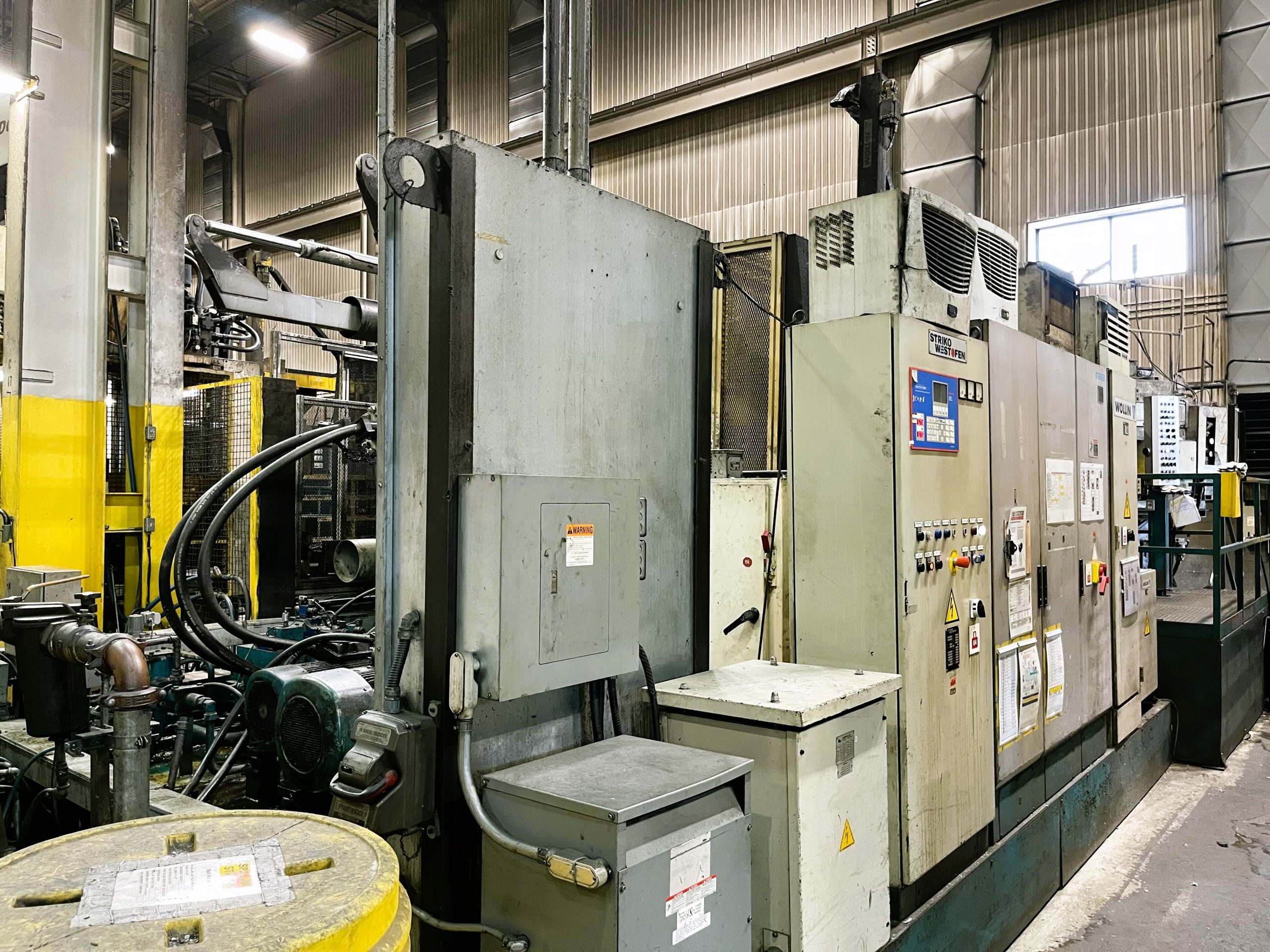 Used Buhler Evolution 180 DL 1800 Metric Ton Cold Chamber Die Casting Machine #4998