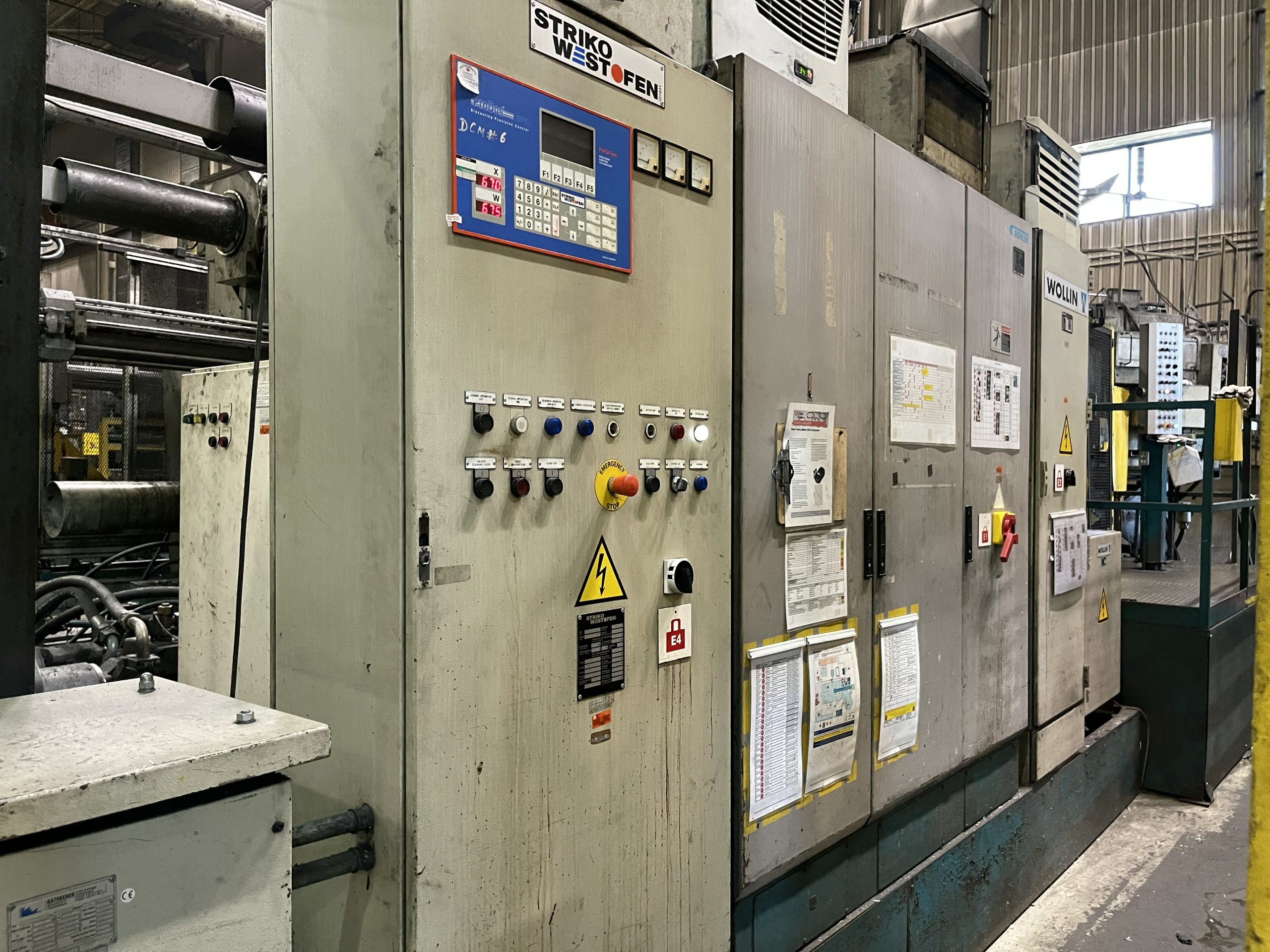 Used Buhler Evolution 180 DL 1800 Metric Ton Cold Chamber Die Casting Machine #4998