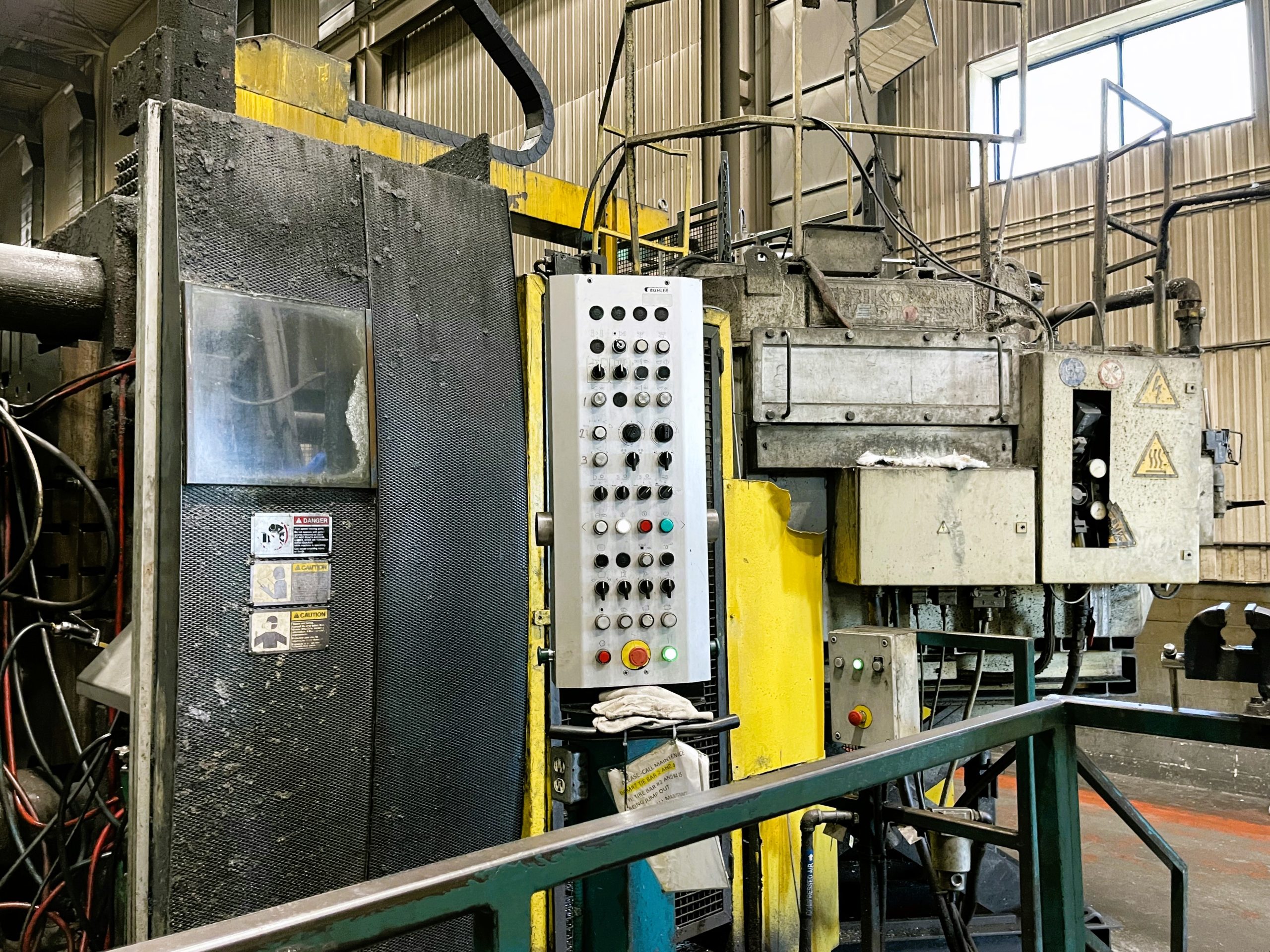 Used Buhler Evolution 180 DL 1800 Metric Ton Cold Chamber Die Casting Machine #4998