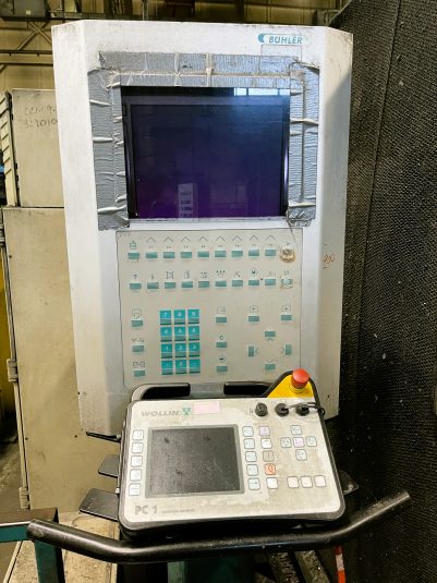 Used Buhler Evolution 180 DL 1800 Metric Ton Cold Chamber Die Casting Machine #4998