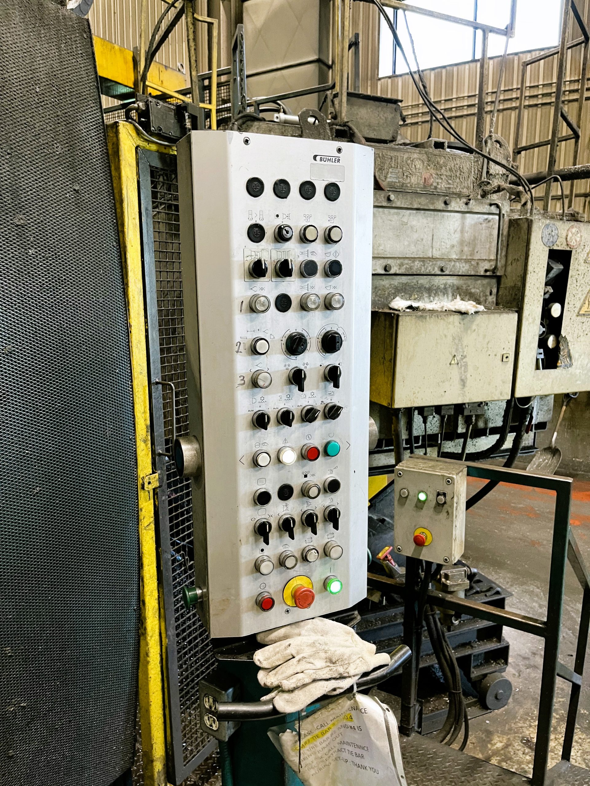 Used Buhler Evolution 180 DL 1800 Metric Ton Cold Chamber Die Casting Machine #4998