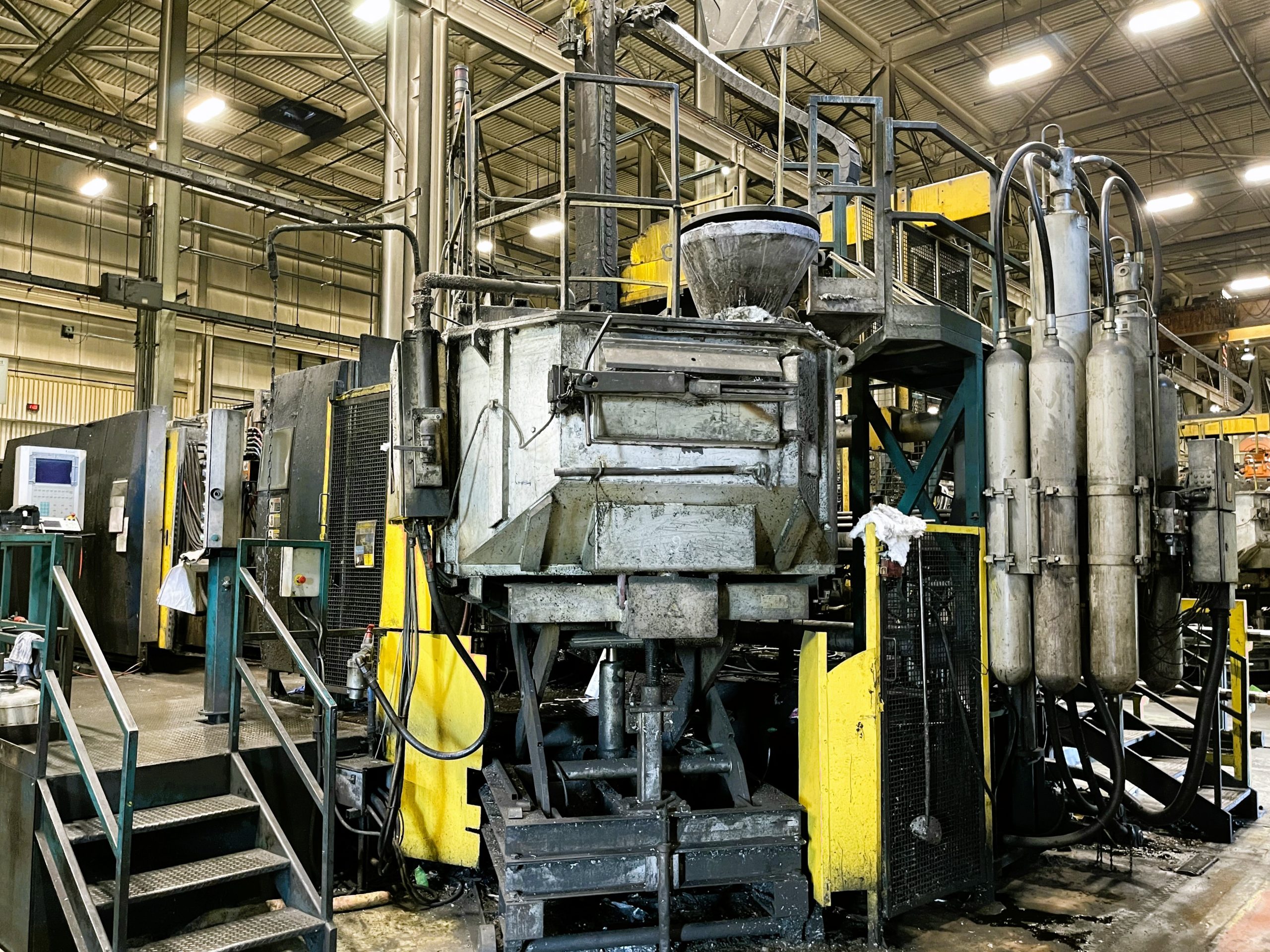 Used Buhler Evolution 180 DL 1800 Metric Ton Cold Chamber Die Casting Machine #4998