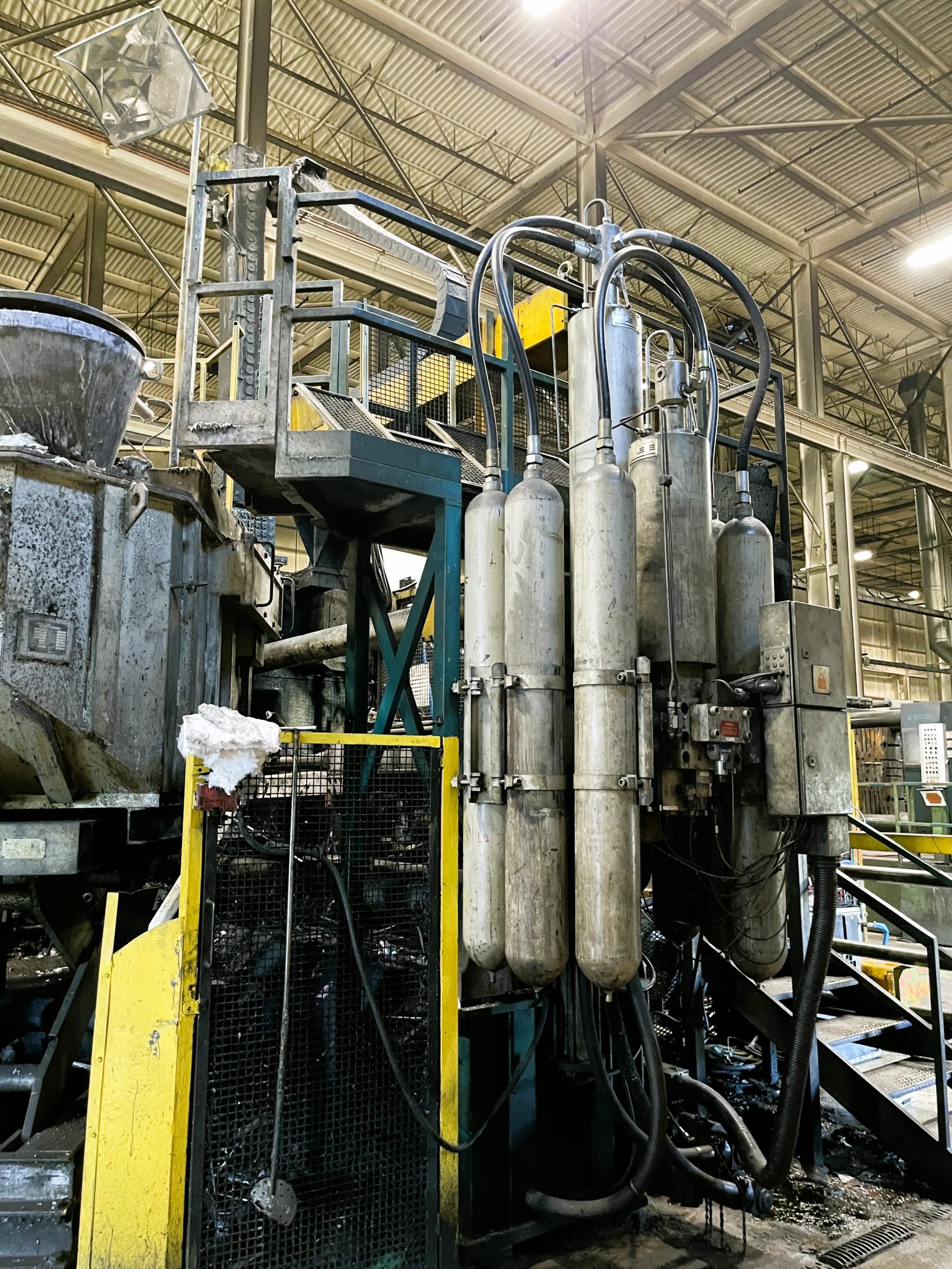 Used Buhler Evolution 180 DL 1800 Metric Ton Cold Chamber Die Casting Machine #4998