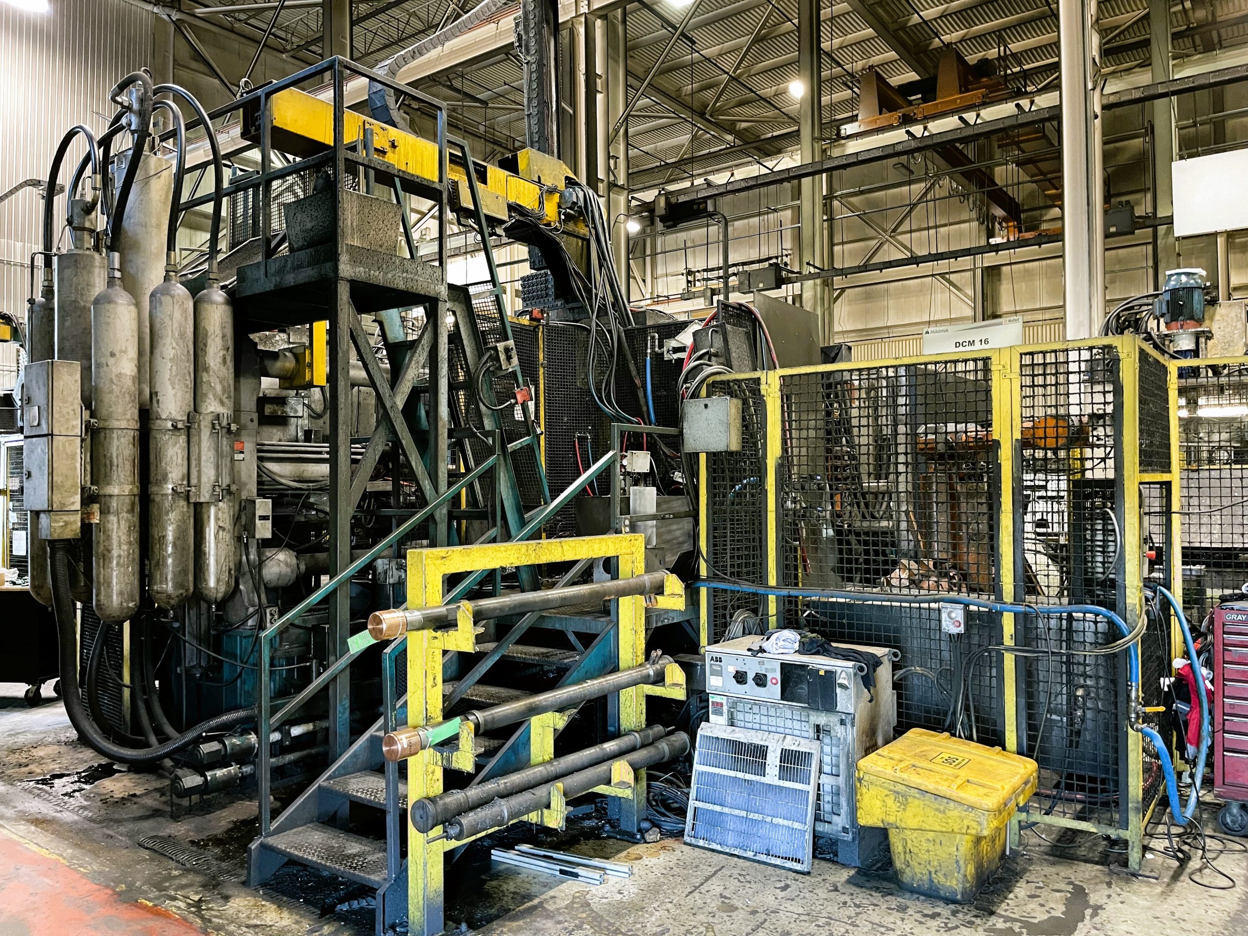 Used Buhler Evolution 180 DL 1800 Metric Ton Cold Chamber Die Casting Machine #4998