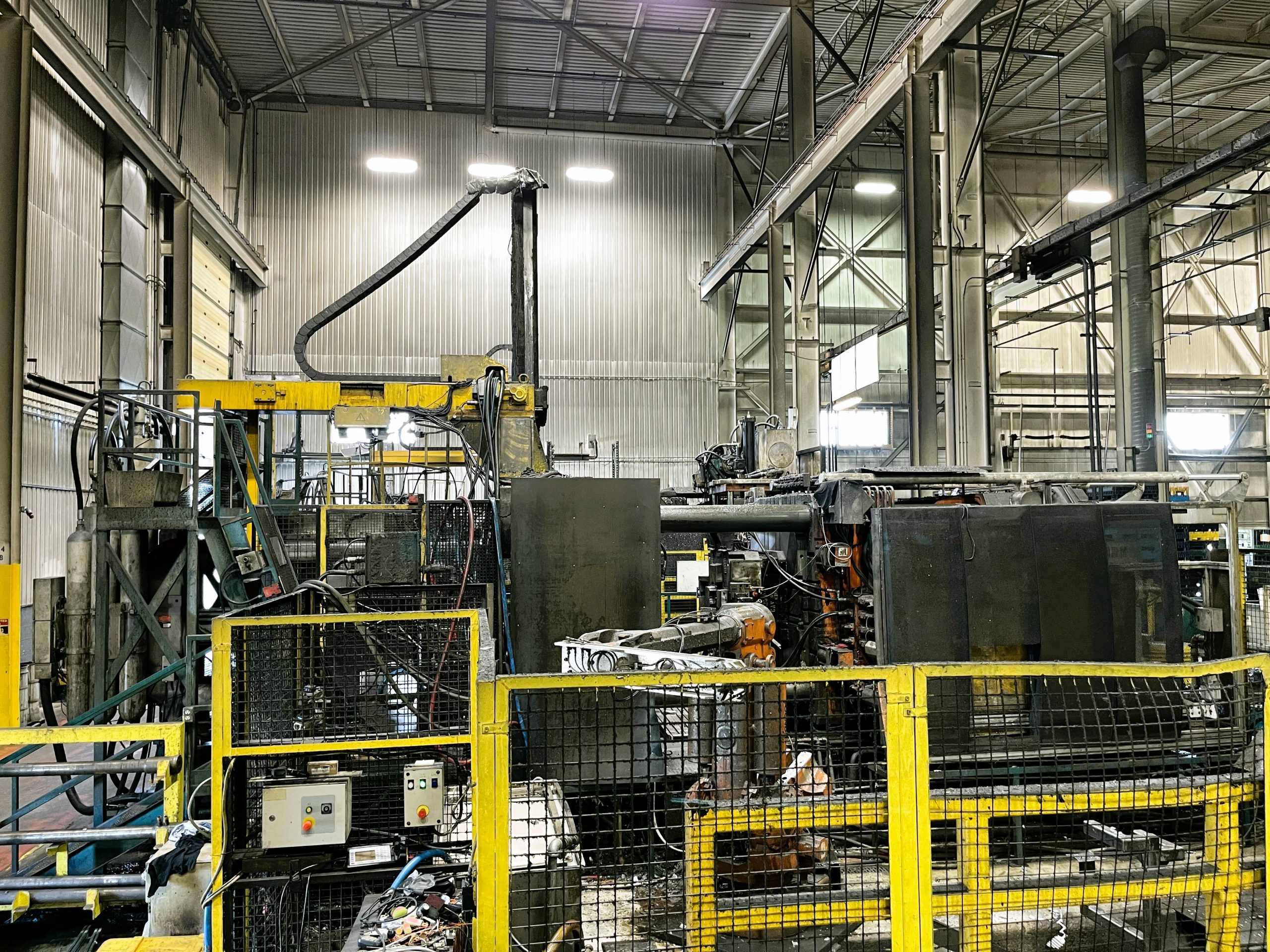 Used Buhler Evolution 180 DL 1800 Metric Ton Cold Chamber Die Casting Machine #4998