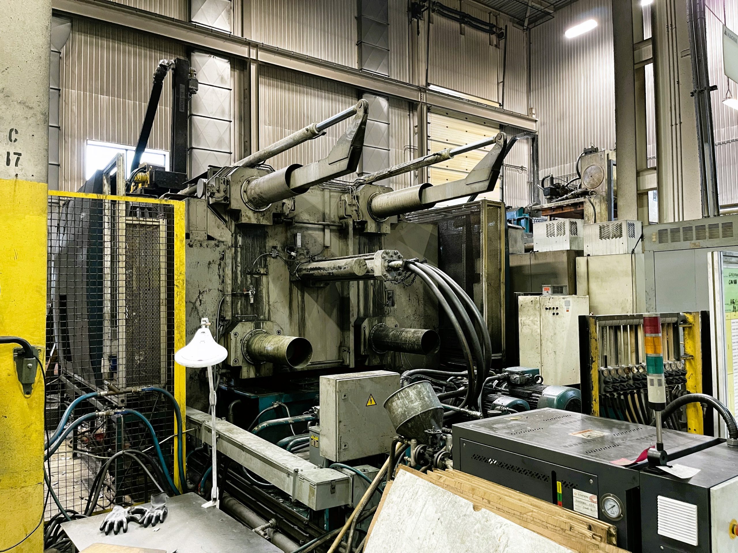 Used Buhler Evolution 180 DL 1800 Metric Ton Cold Chamber Die Casting Machine #4998