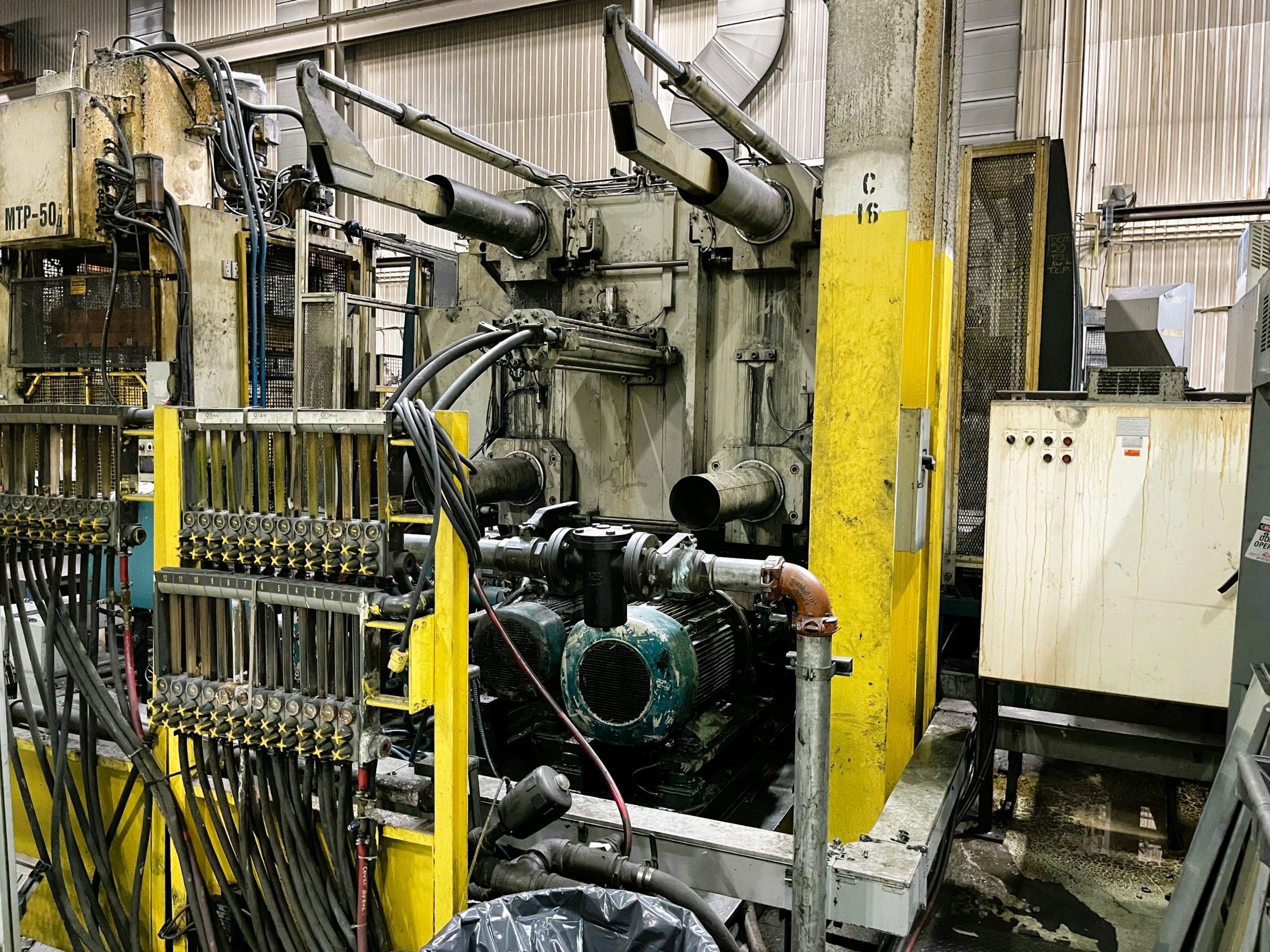 Used Buhler Evolution 180 DL 1800 Metric Ton Cold Chamber Die Casting Machine #4997