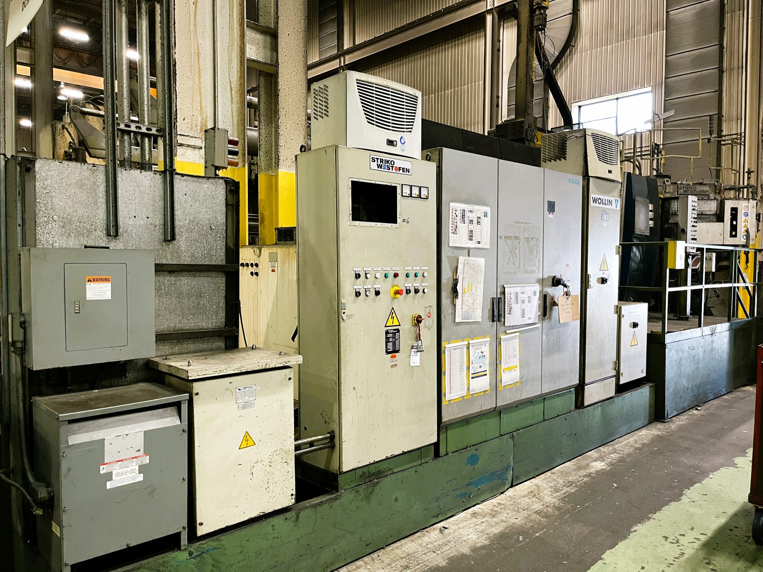 Used Buhler Evolution 180 DL 1800 Metric Ton Cold Chamber Die Casting Machine #4997