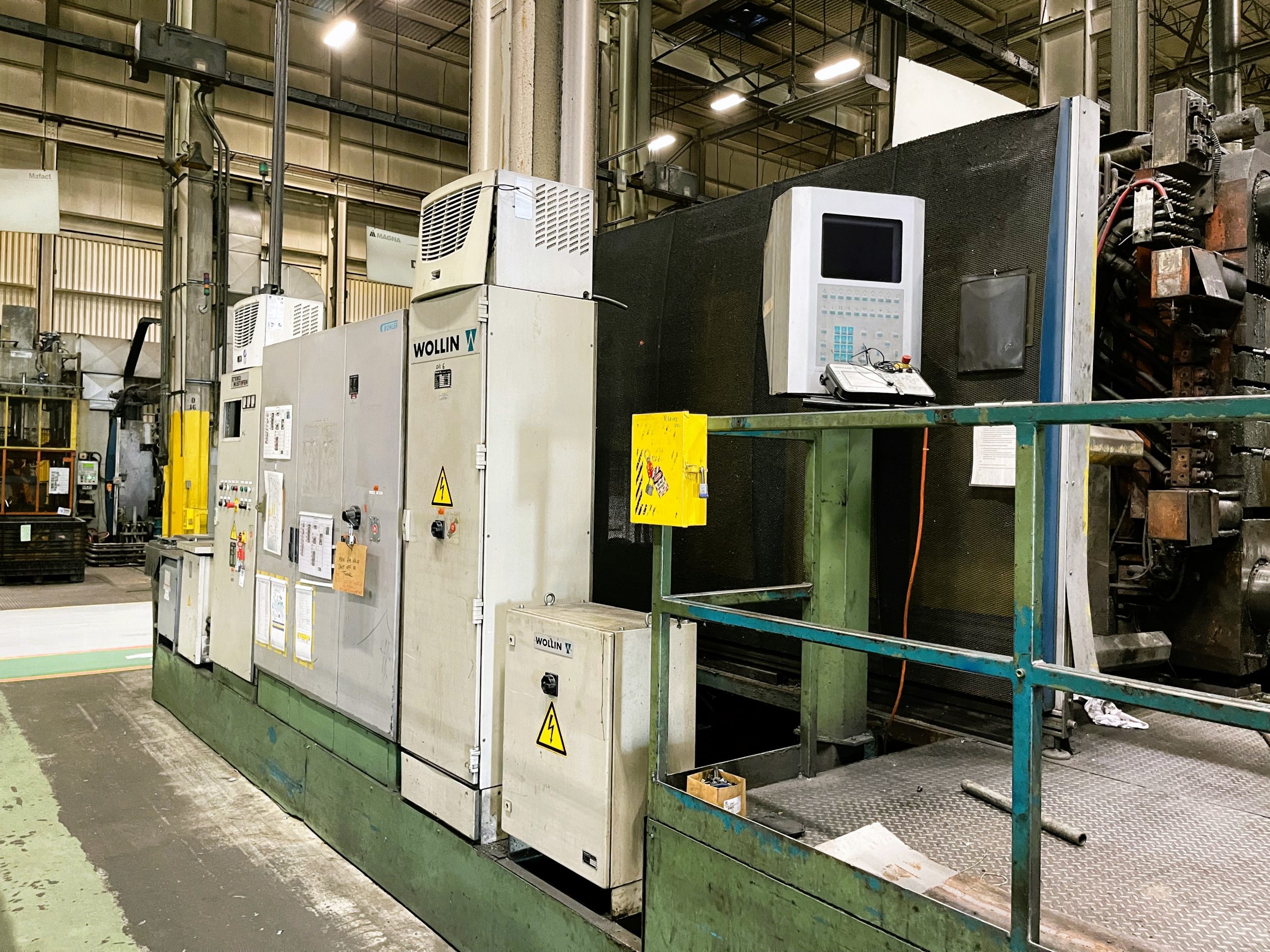 Used Buhler Evolution 180 DL 1800 Metric Ton Cold Chamber Die Casting Machine #4997