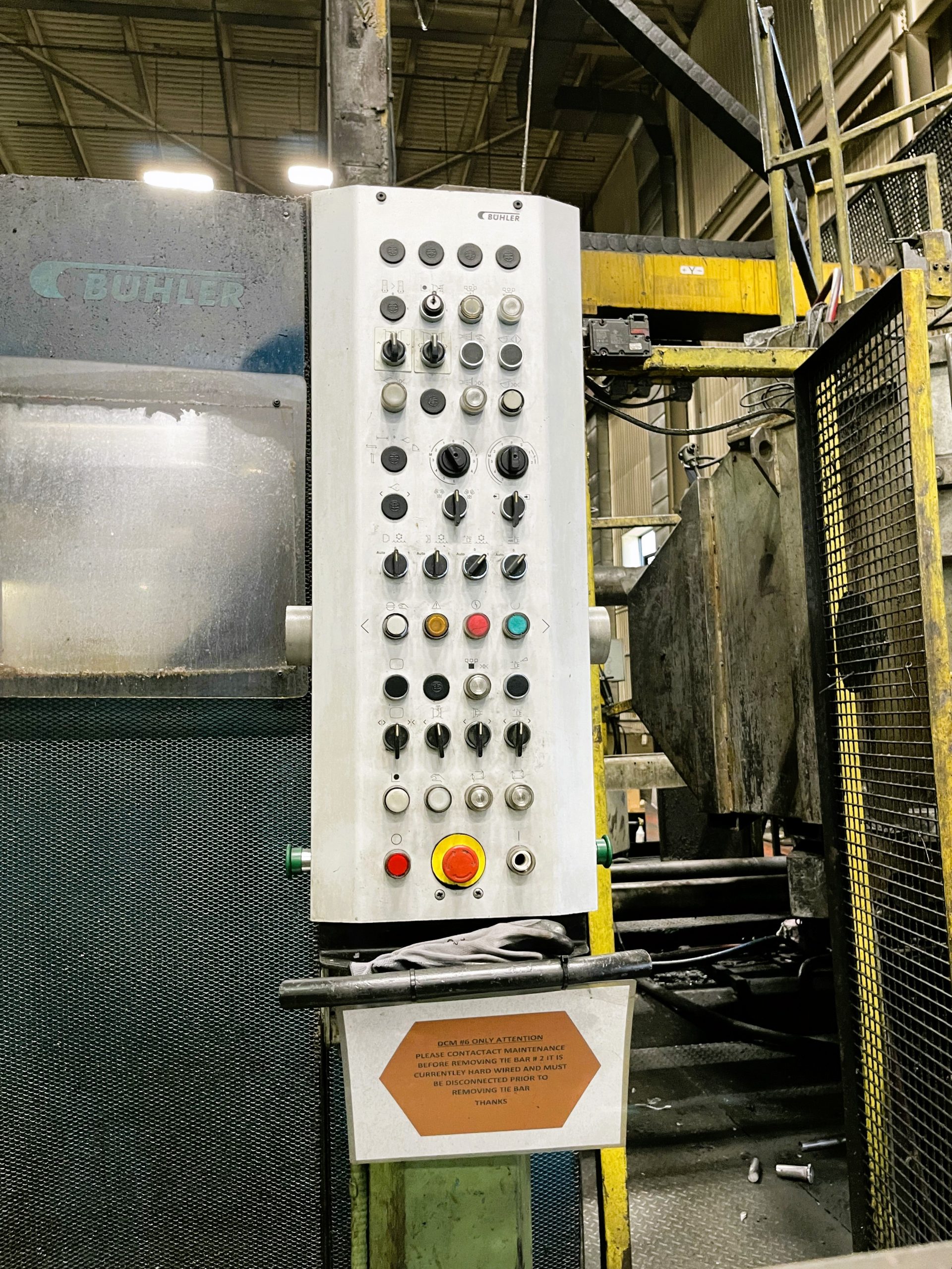 Used Buhler Evolution 180 DL 1800 Metric Ton Cold Chamber Die Casting Machine #4997