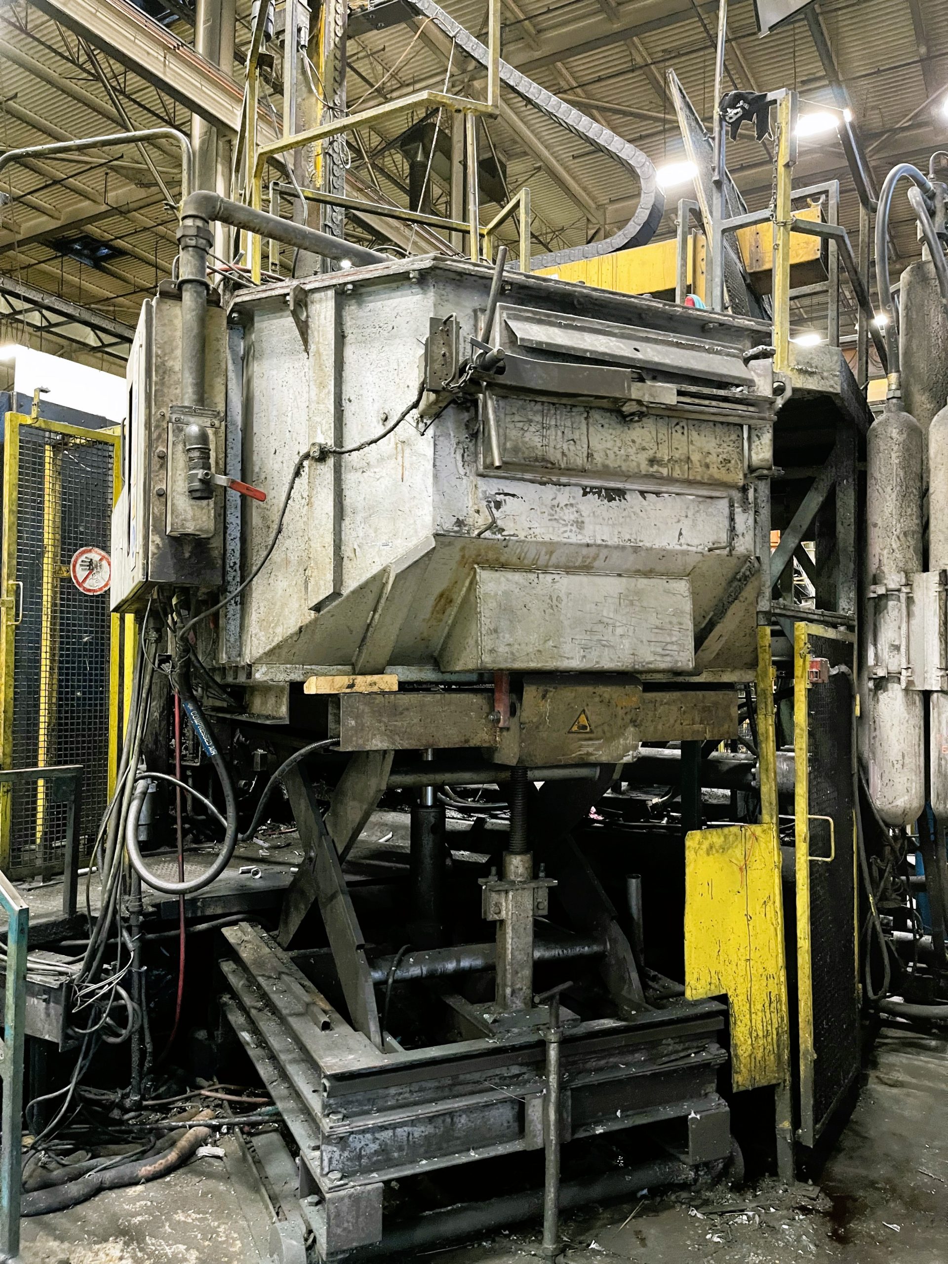 Used Buhler Evolution 180 DL 1800 Metric Ton Cold Chamber Die Casting Machine #4997