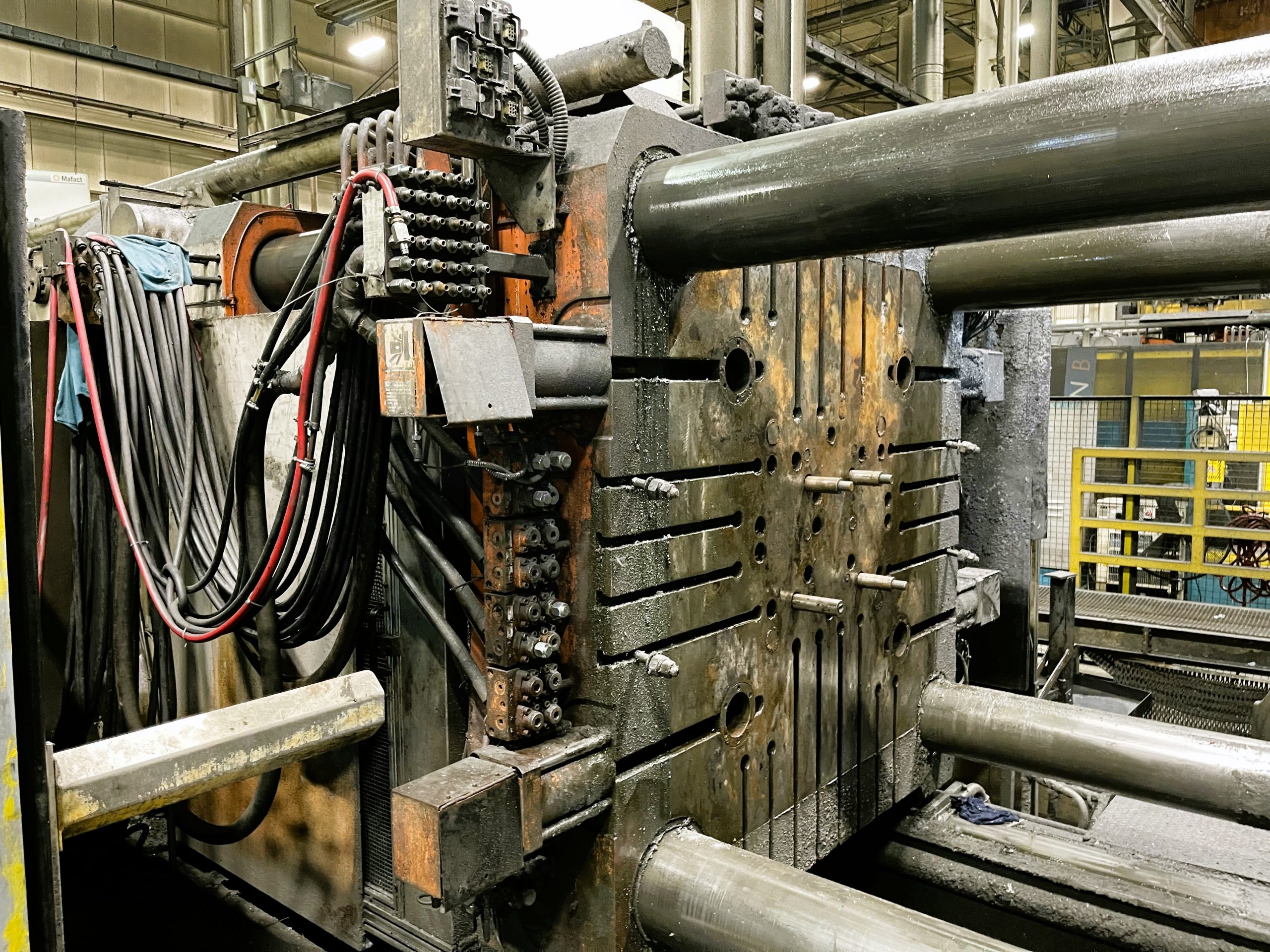 Used Buhler Evolution 180 DL 1800 Metric Ton Cold Chamber Die Casting Machine #4997