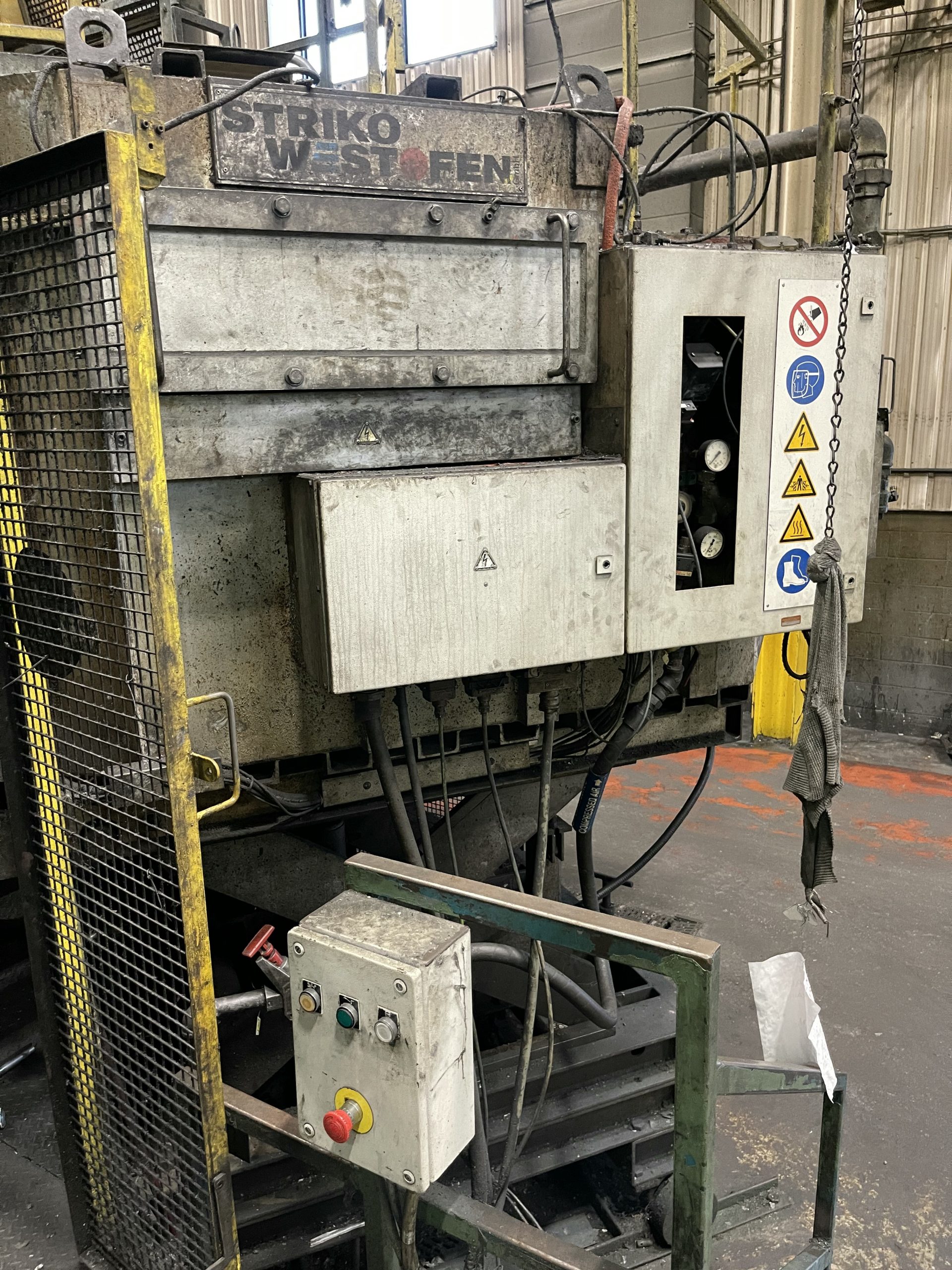 Used Buhler Evolution 180 DL 1800 Metric Ton Cold Chamber Die Casting Machine #4997